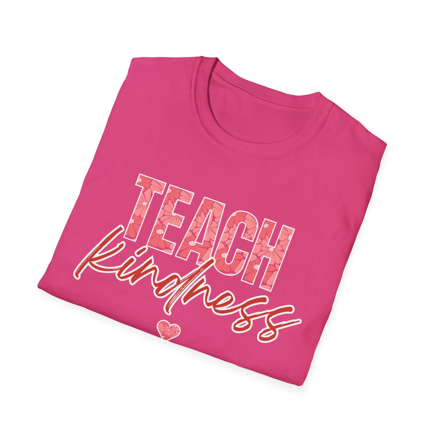 Teach Kind ness Teacher T-Shirt