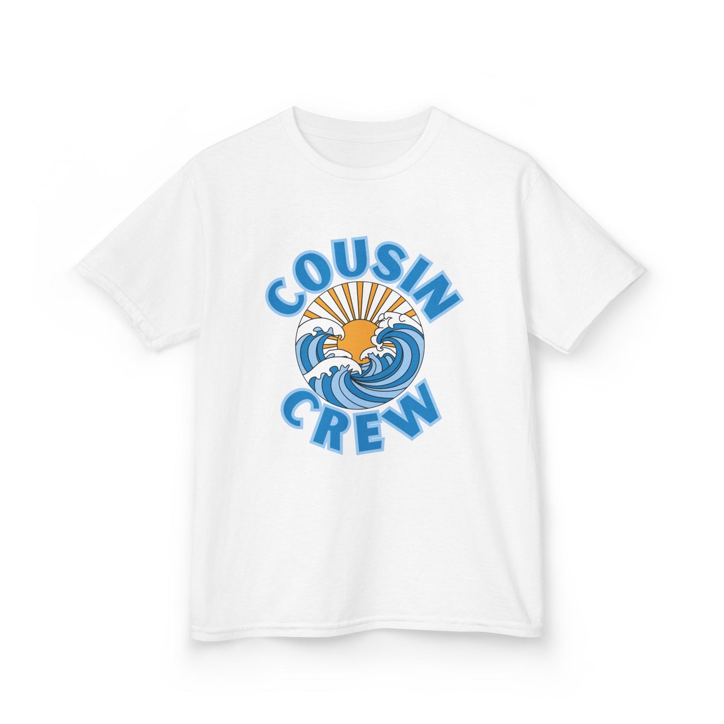Cool Cousin Crew Kids Tee - Summer Fun, Family Gatherings, Beach Days, Mini Collection