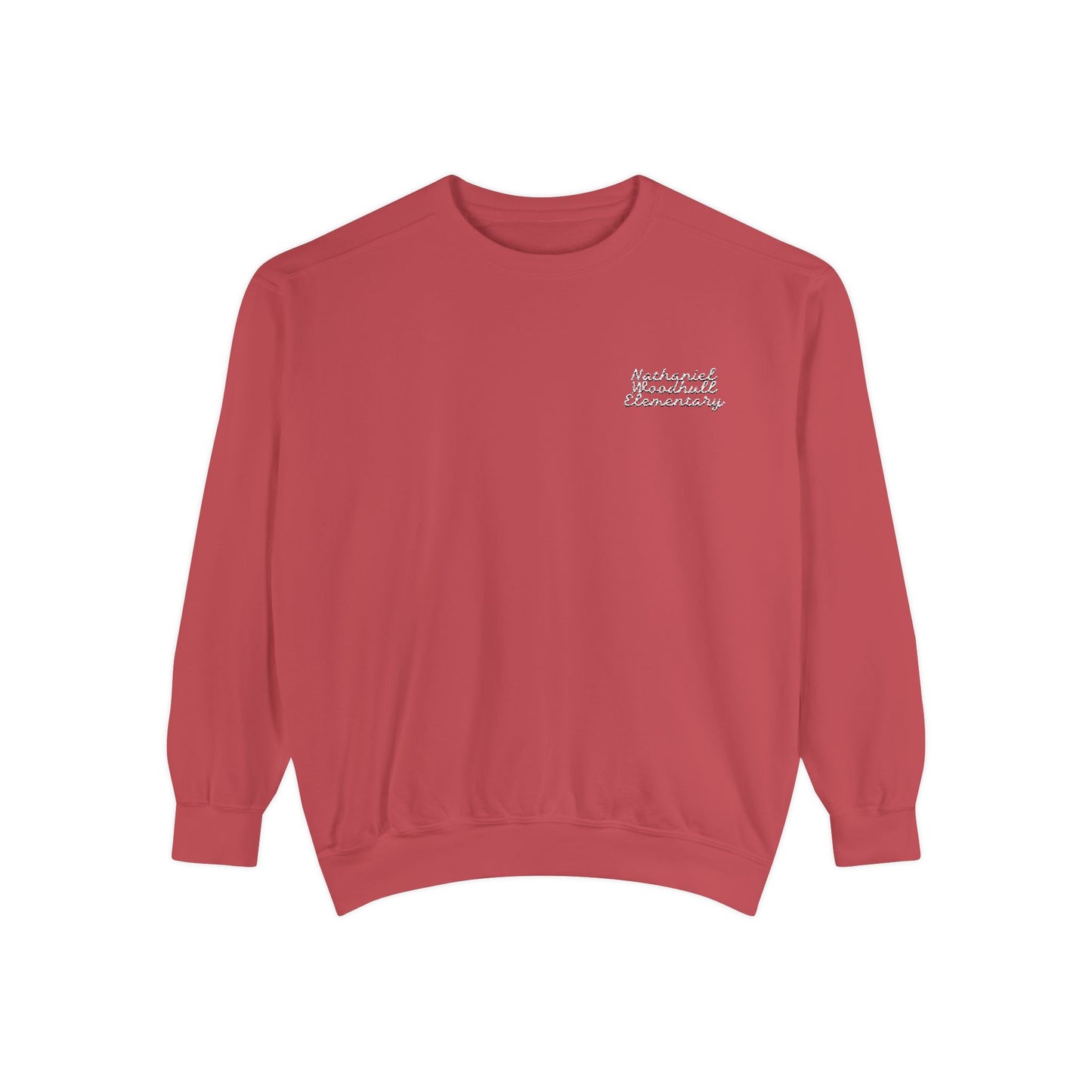 Woodhull- Embroidered Garment-Dyed Unisex Sweatshirt