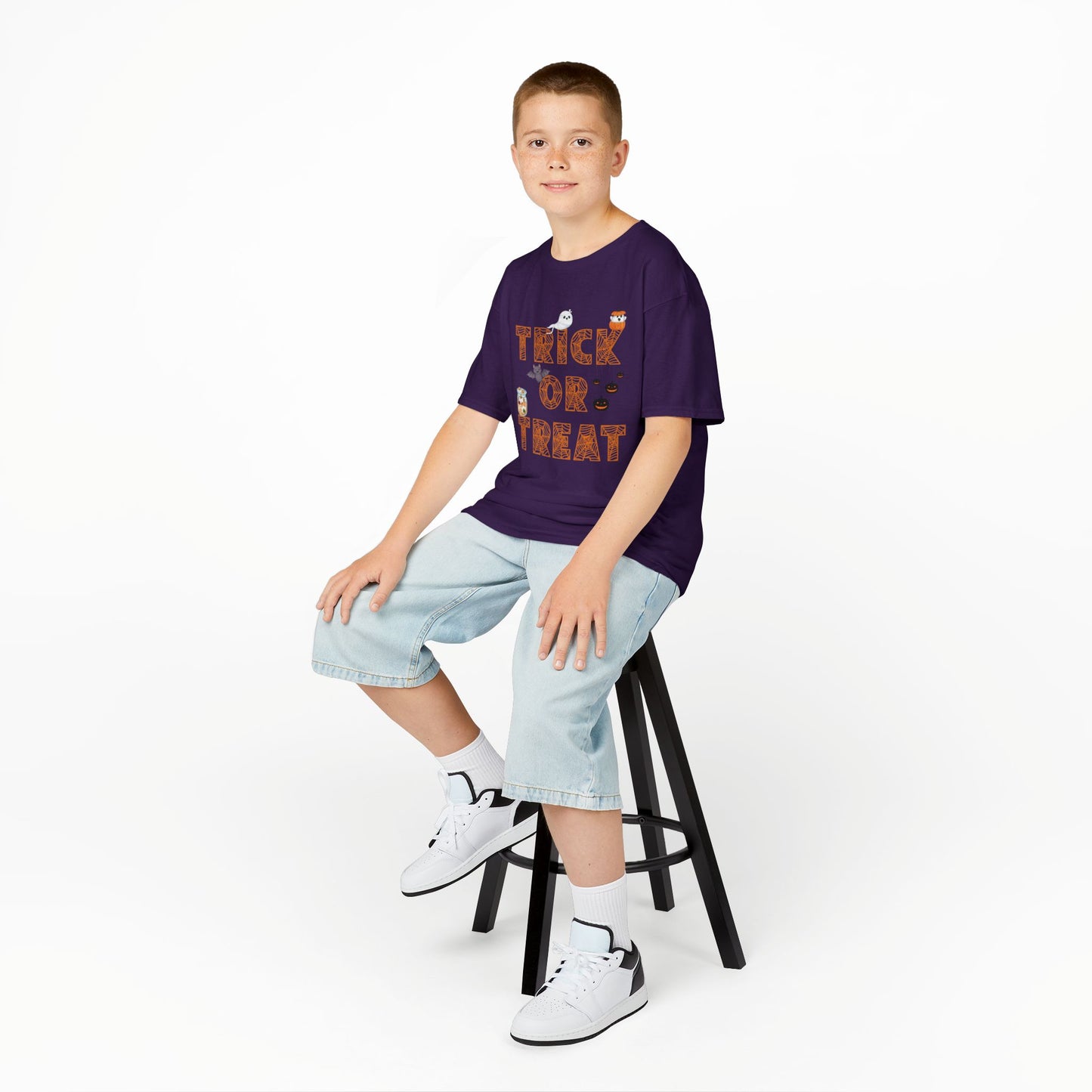 Trick or Treat Kids Tee, Halloween Shirt for Kids