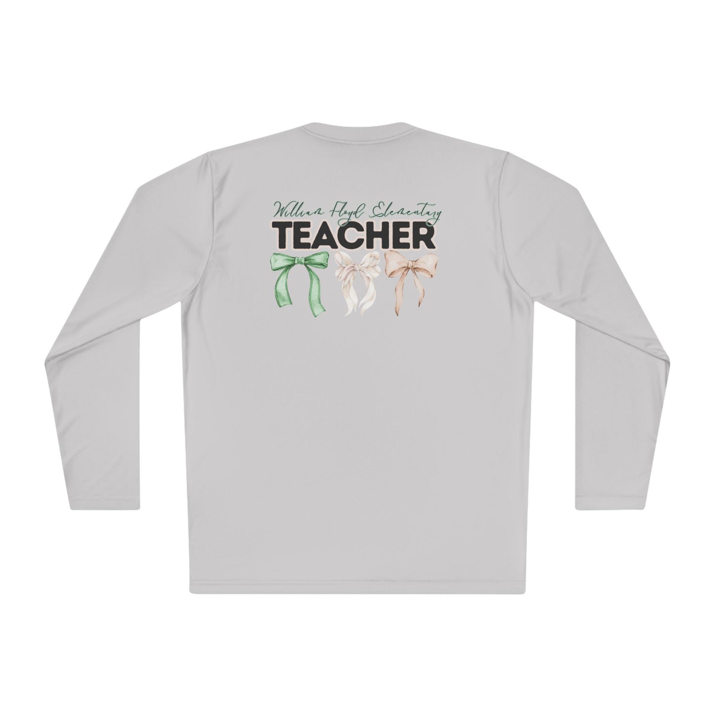 WFE Teacher Bow Long Sleeve Tee