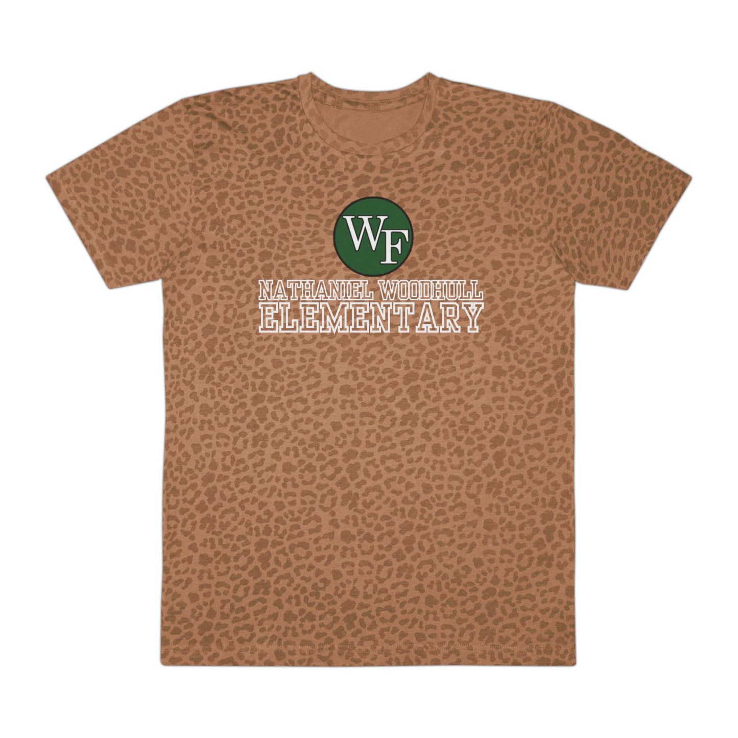 Woodhull Men's Fine Jersey Tee - ALL CAPS BACK- (Fun Prints), School Spirit Shirt