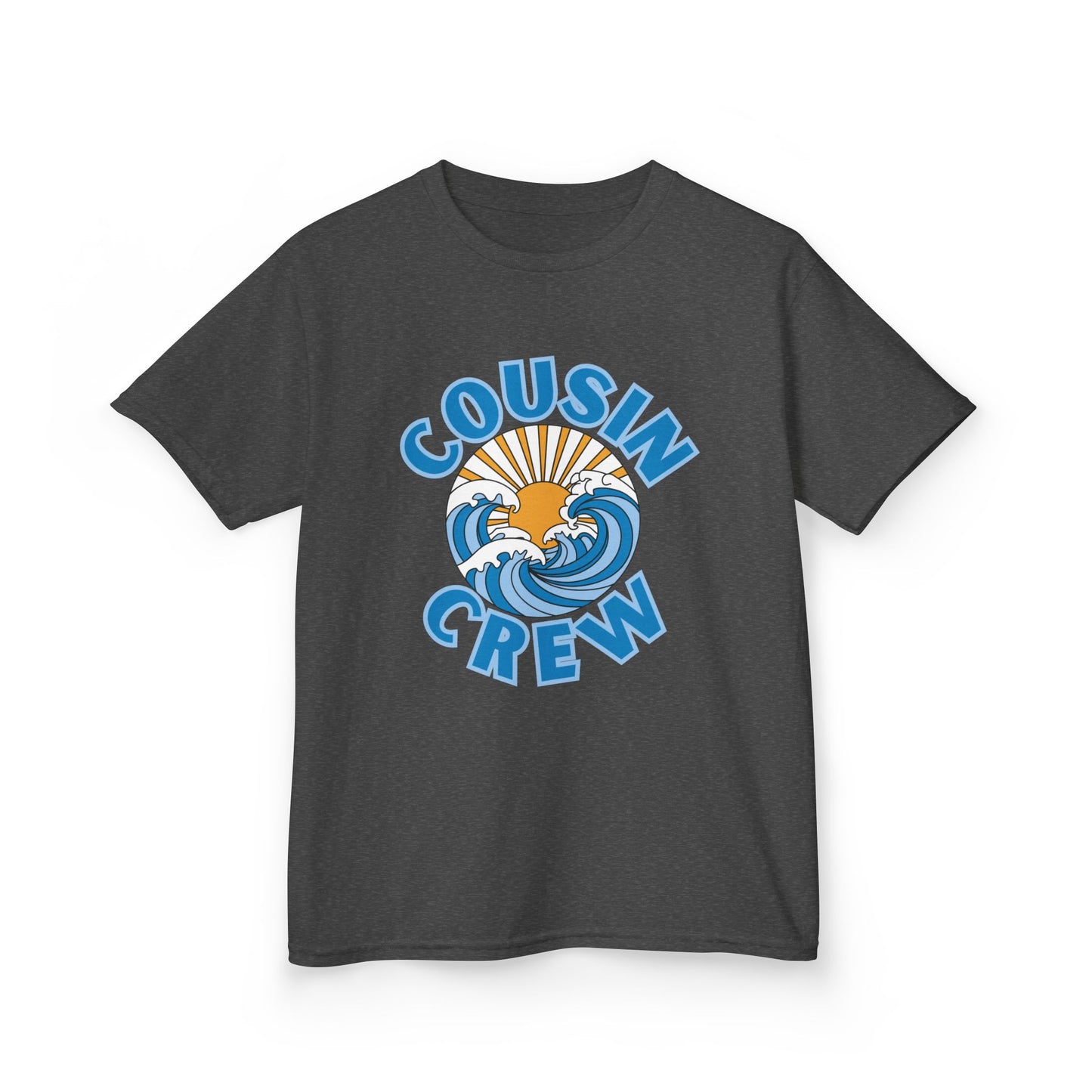 Cool Cousin Crew Kids Tee - Summer Fun, Family Gatherings, Beach Days, Mini Collection
