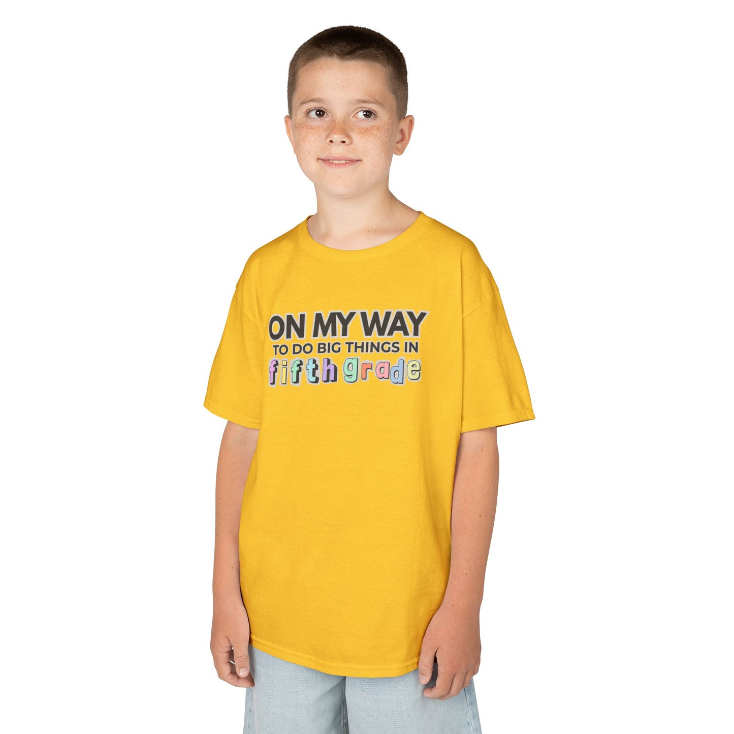 Big Things in 5th Grade- Kids Back to School Shirt