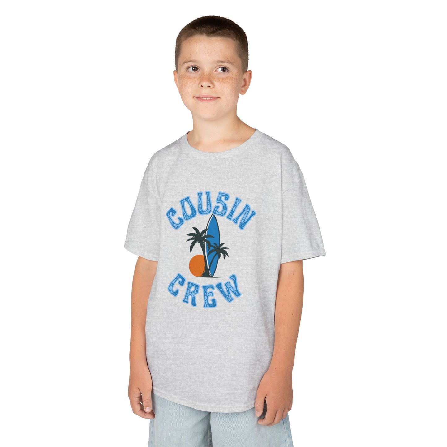 Cool Cousin Crew Kids Tee - Summer Fun, Family Gatherings, Beach Days, Mini Collection