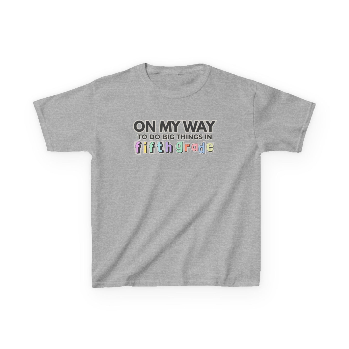 Big Things in 5th Grade- Kids Back to School Shirt