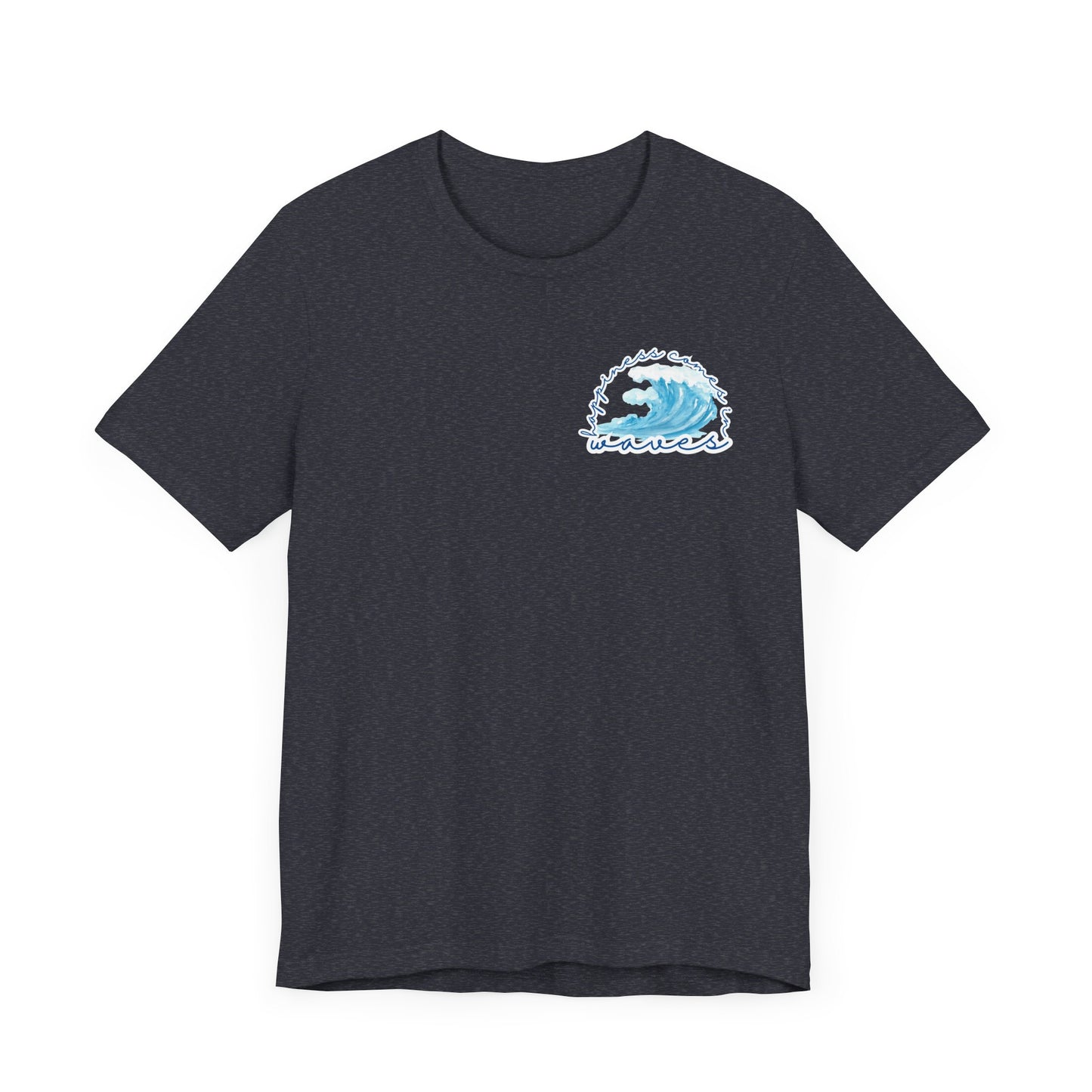 Happiness Comes in Waves -- Unisex Summer Shirt, Beachwear, Vacation Top, Summer Nights Apparel