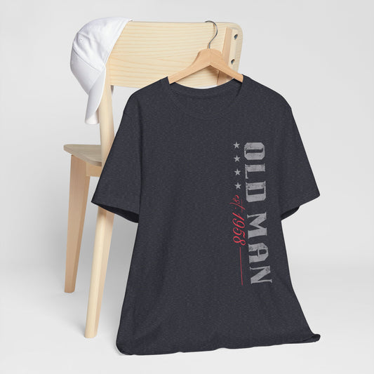 Old Man- American Flag Tee for Proud Dads or Grandpas