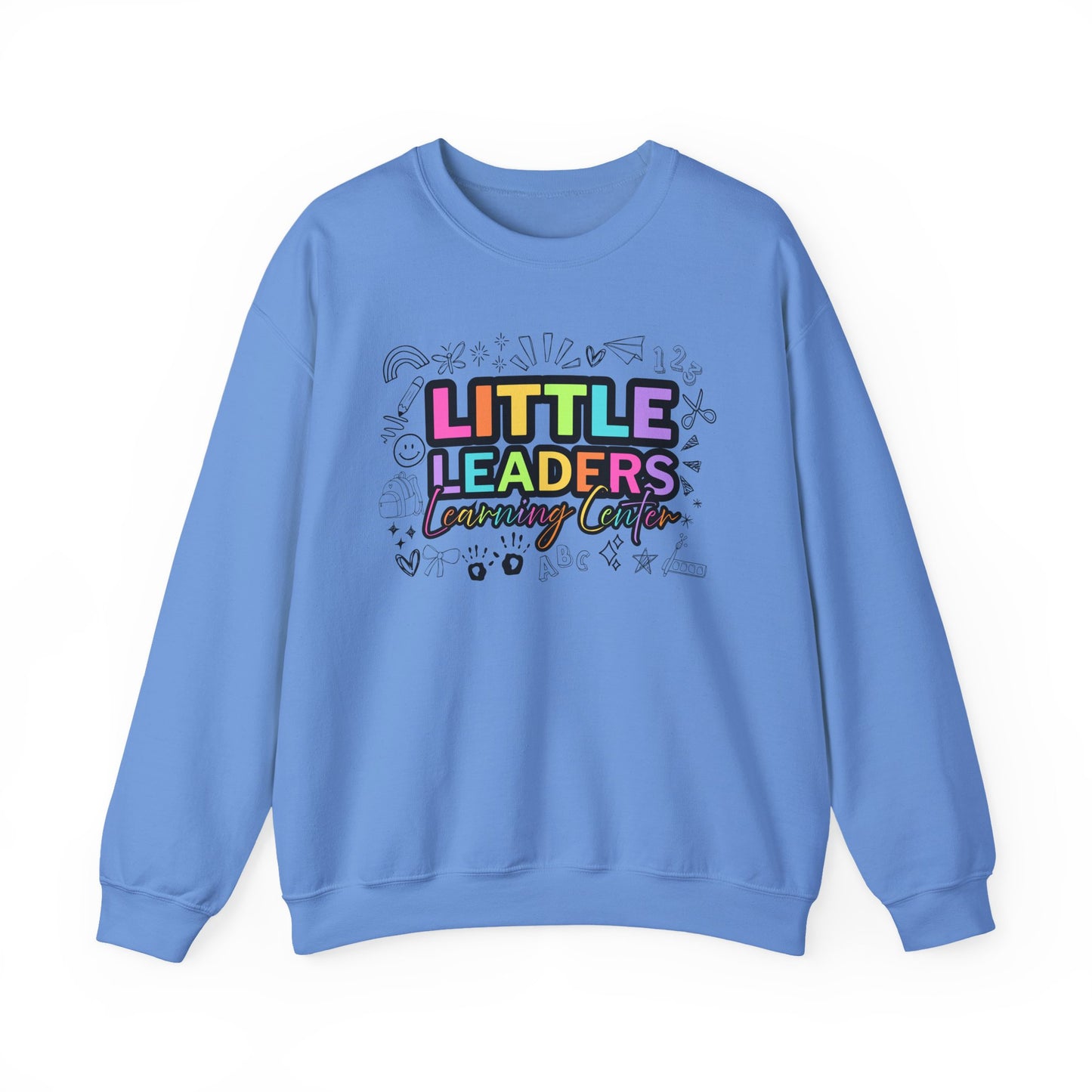 Little Leaders Doodle Colorful Crewneck Sweatshirt