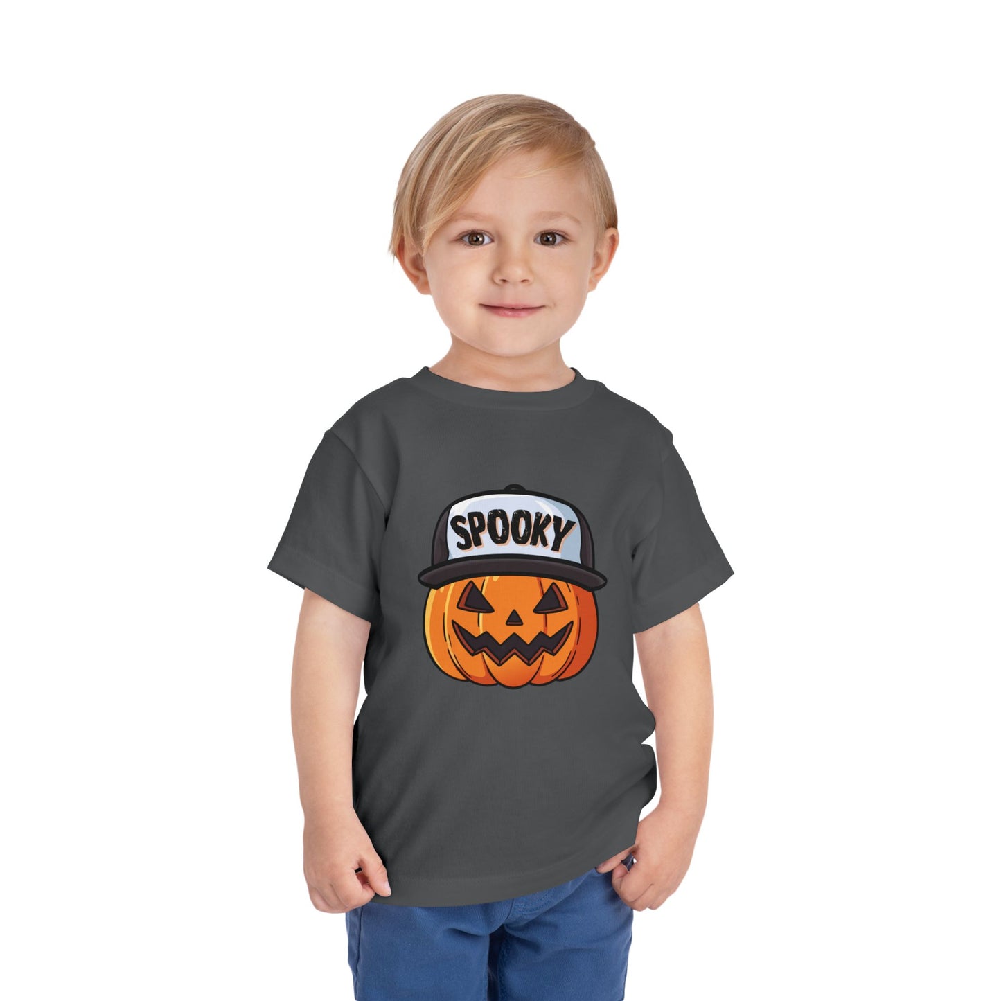Spooky Pumpkin Tee for Toddlers, Halloween Shirt