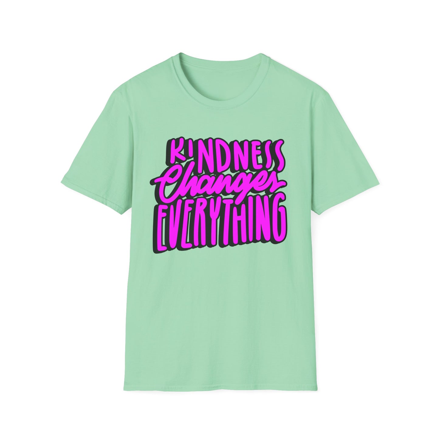 Kindness Changes Everything T-Shirt, Unisex Softstyle Tee