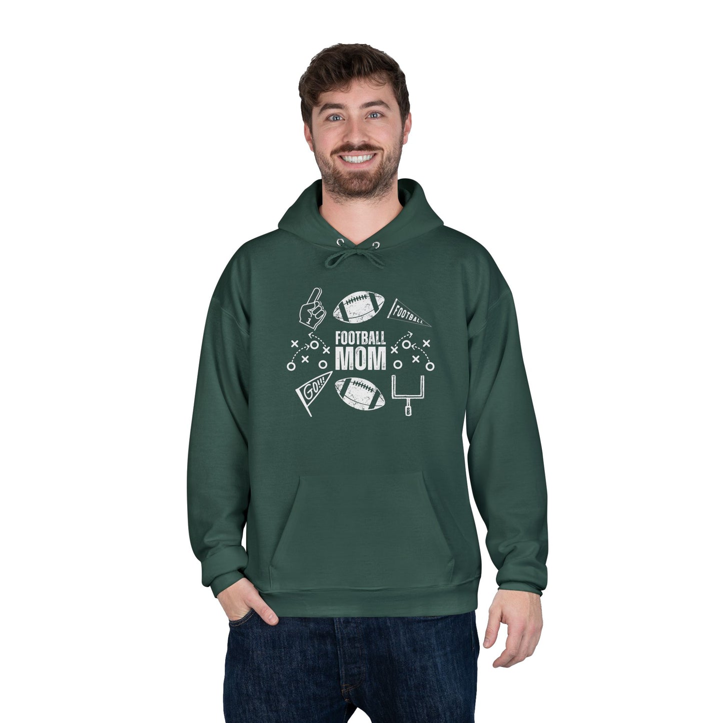 Panebianco- Football Fan Eco-Friendly Hoodie, Unisex Hooded Sweatshirt