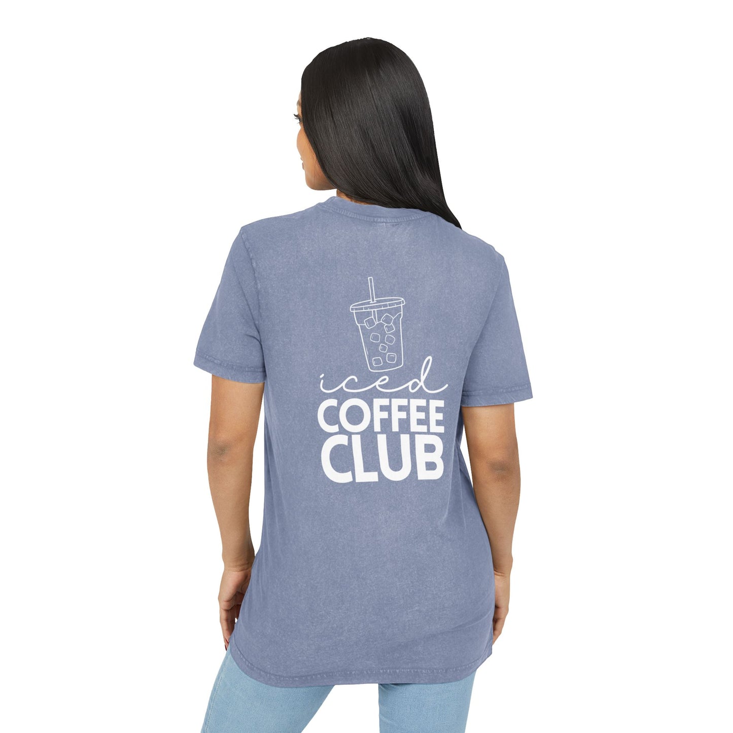 Iced Coffee Club Acid Washed Tee
