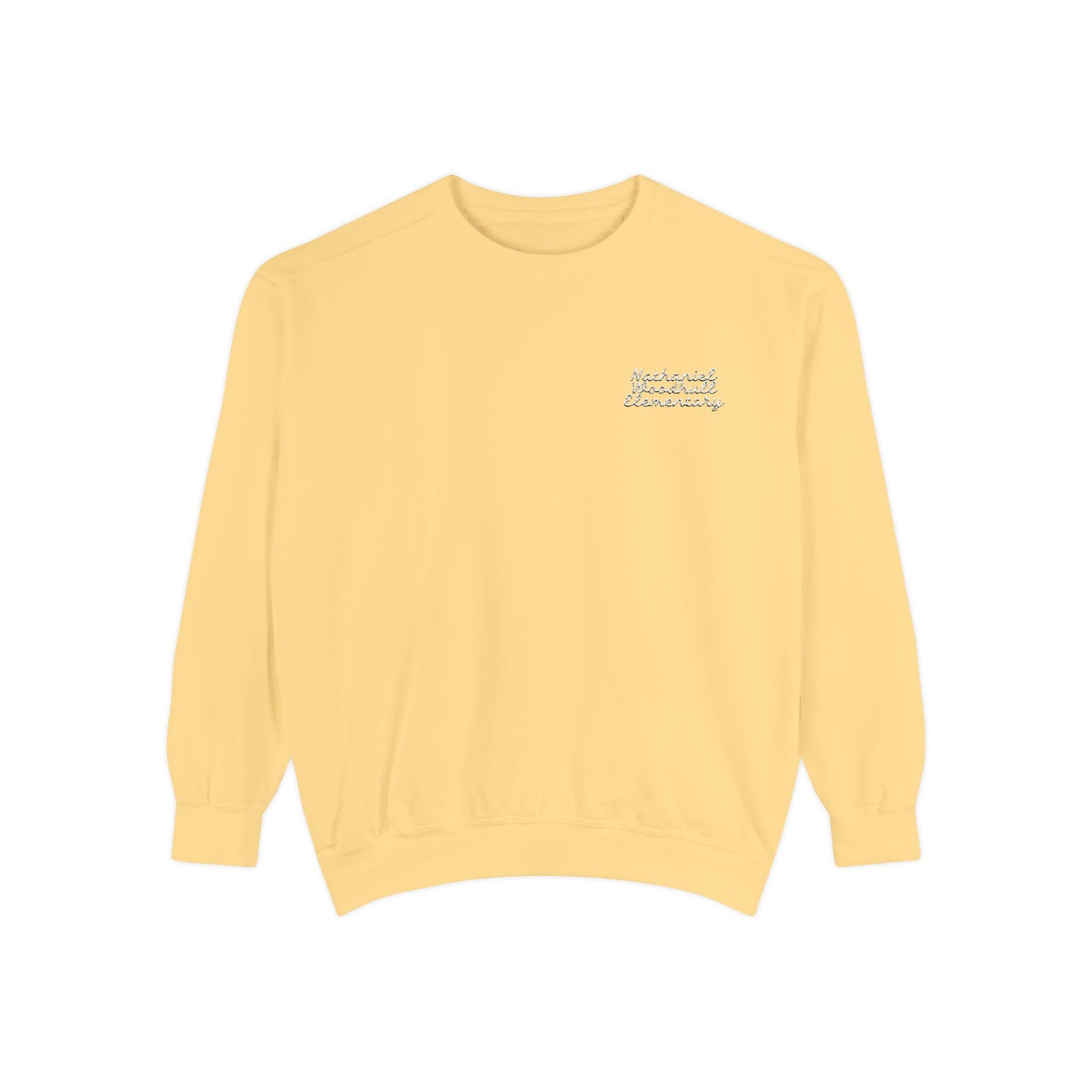 Woodhull- Embroidered Garment-Dyed Unisex Sweatshirt