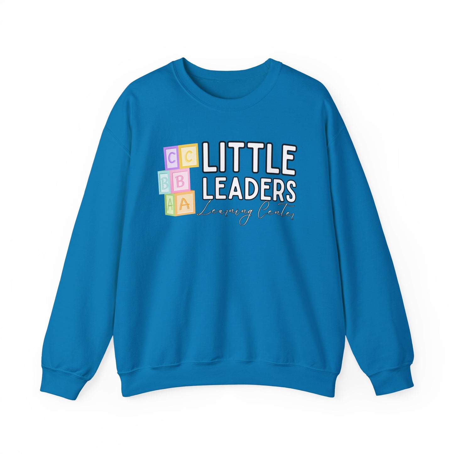 Little Leaders w/ Blocks Crewneck Unisex Sweatshirt