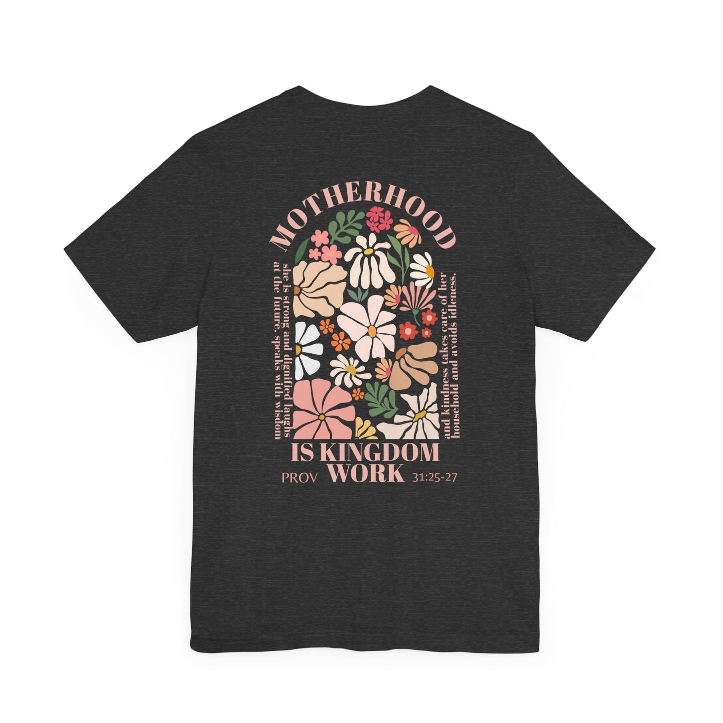 Inspirational Motherhood Graphic Tee – Comfortable Unisex Jersey Short Sleeve Shirt