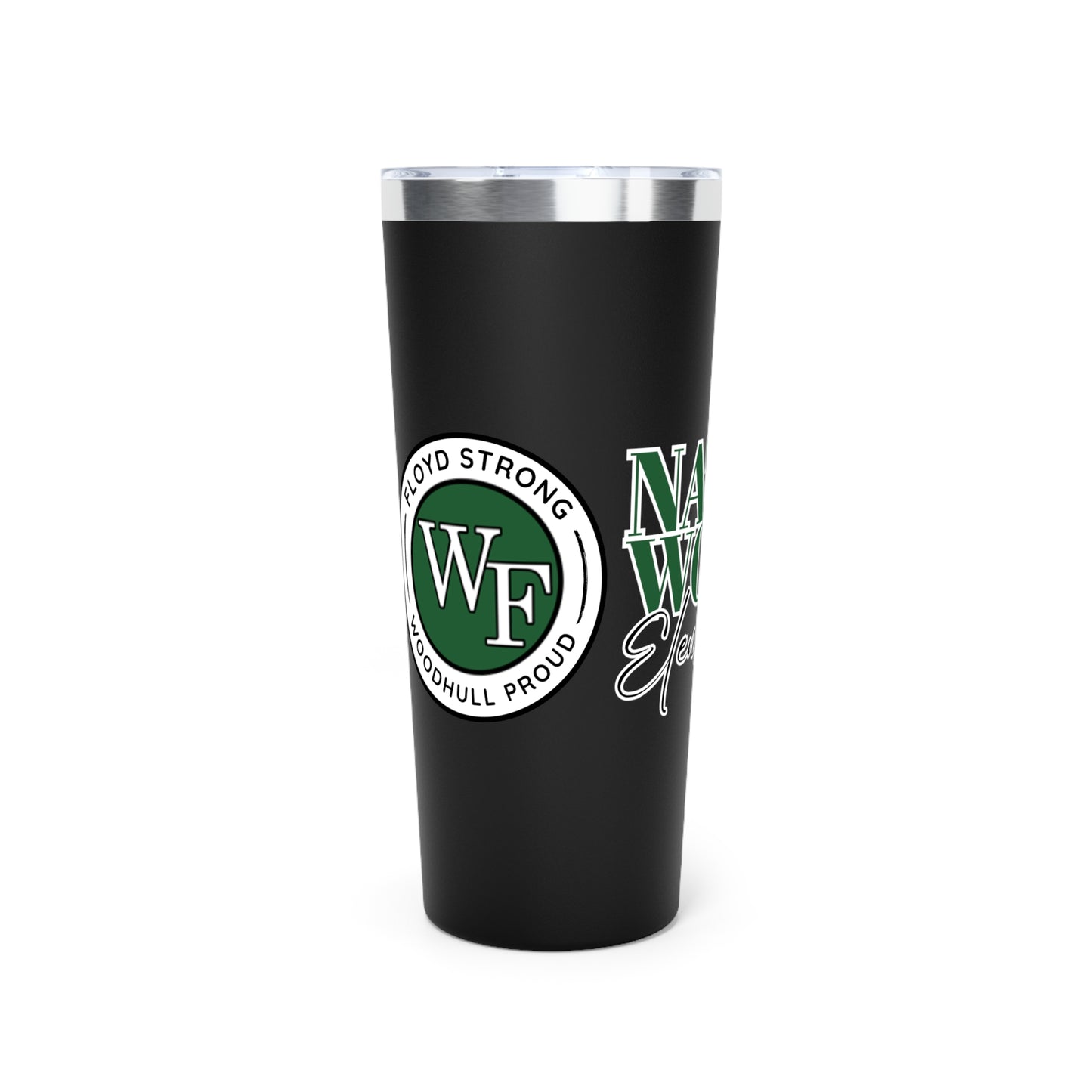 22oz Copper Vacuum Insulated Tumbler with Woodhull Design