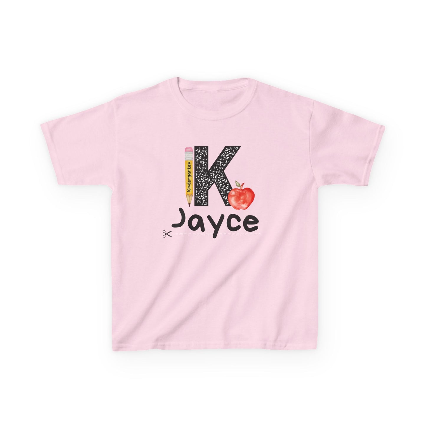 Jayce- Kindergarten- Personalized Kids Tee - Back to School
