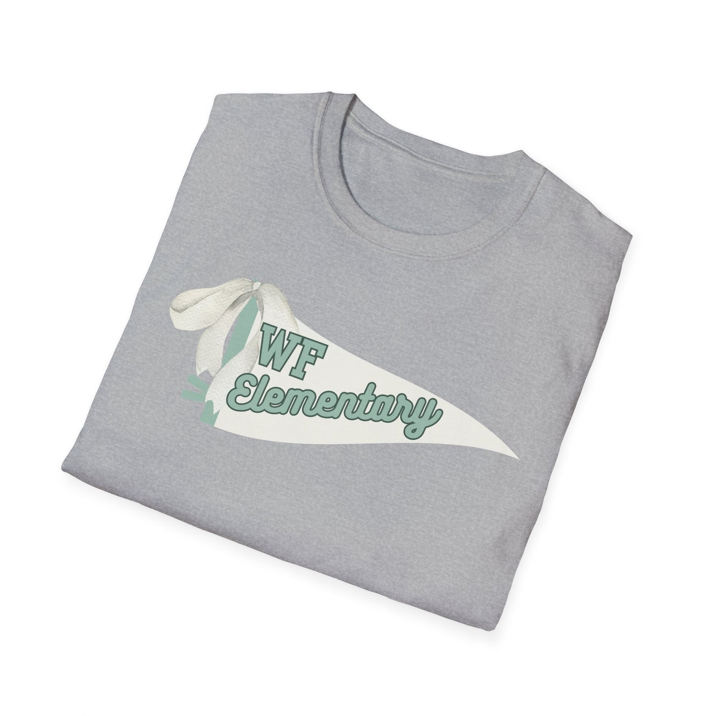 WFE Pennant Unisex Softstyle Graphic Tee with Vintage Design
