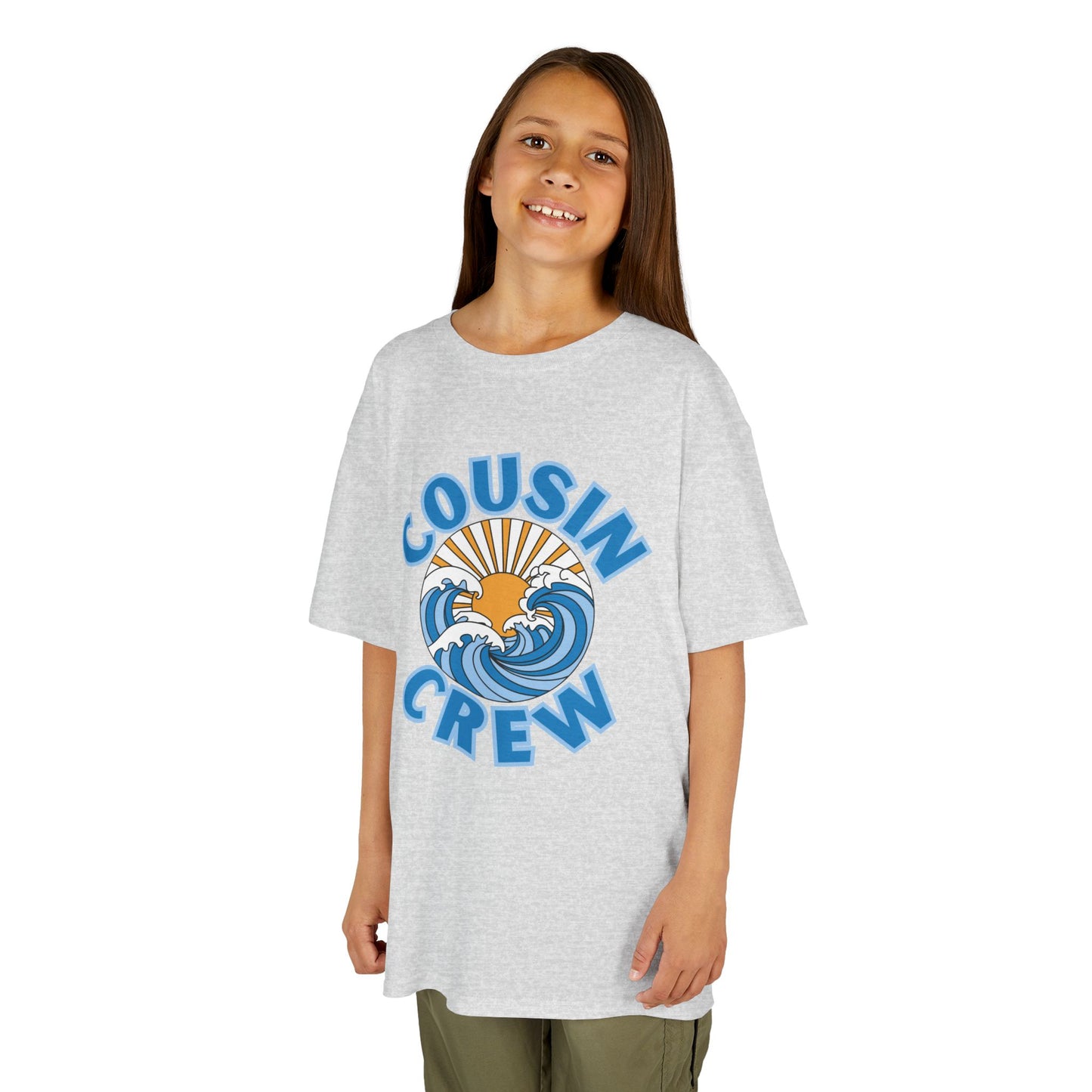 Cool Cousin Crew Kids Tee - Summer Fun, Family Gatherings, Beach Days, Mini Collection