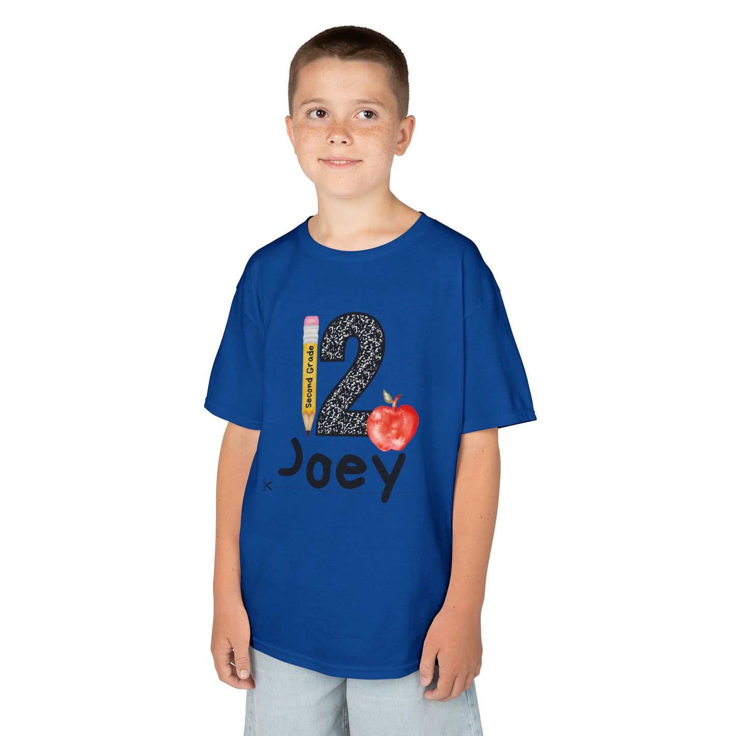 2nd Grade- Personalized Kids Tee - Back to School