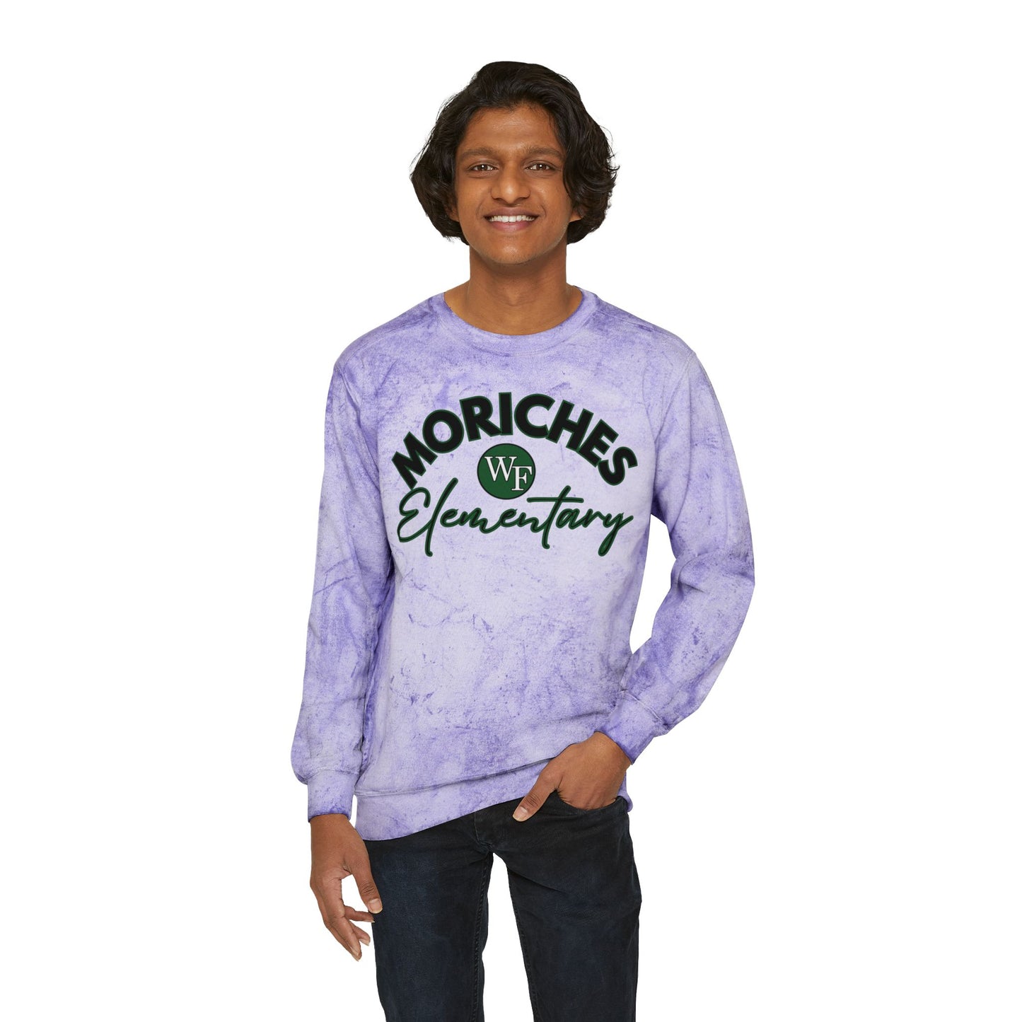 Moriches Elementary Color Blast Crewneck Sweatshirt - Unisex