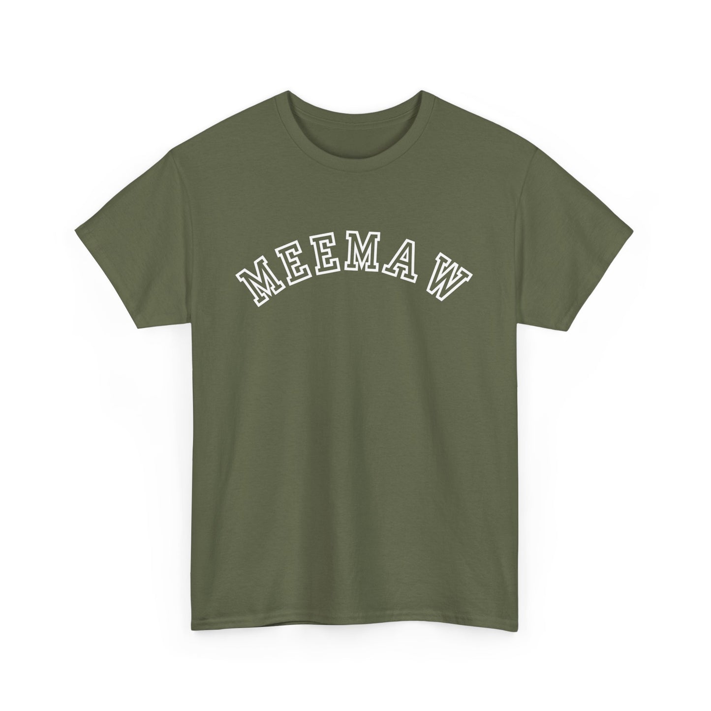 Meemaw- Unisex Heavy Cotton Tee - Comfortable Everyday Wear- Motherhood