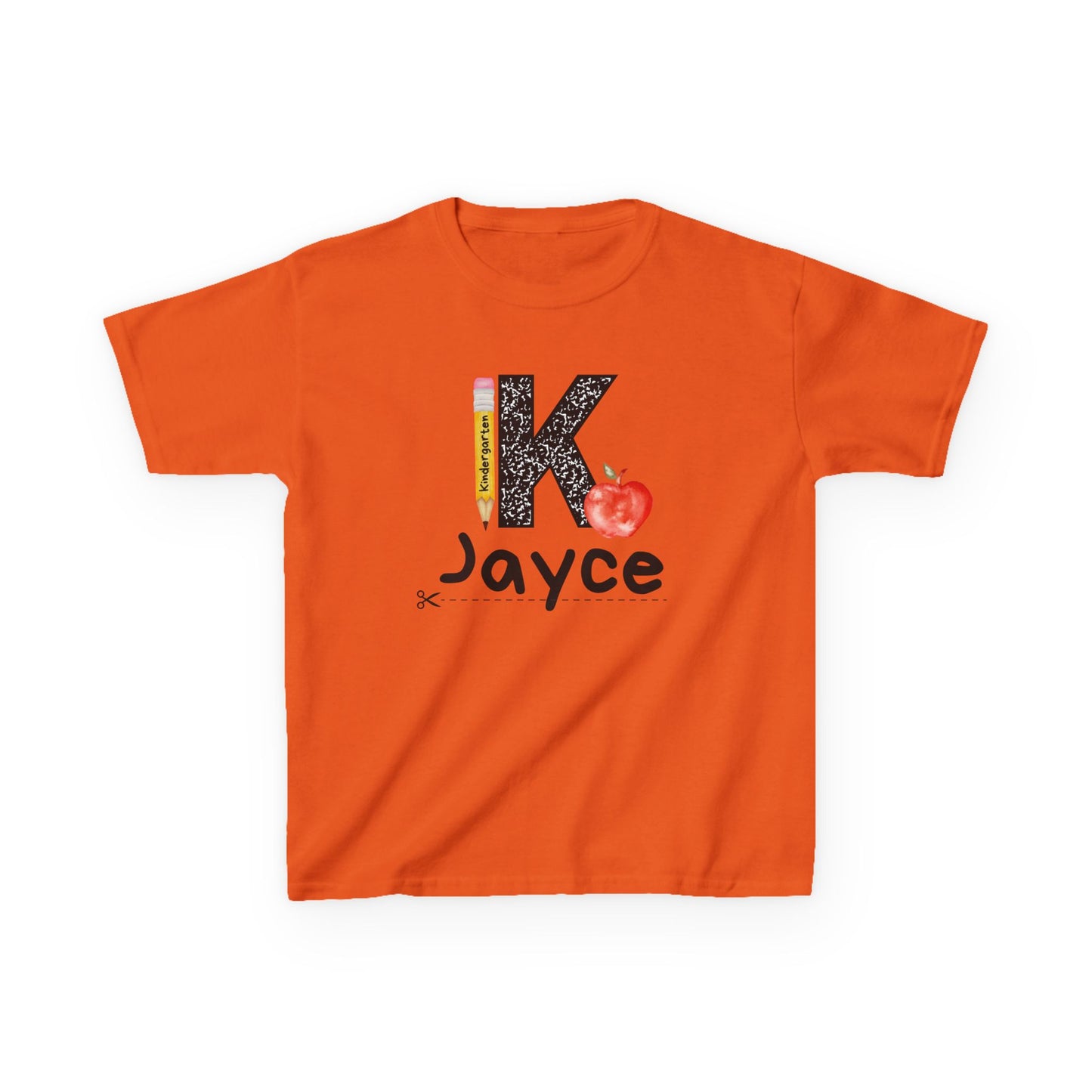 Jayce- Kindergarten- Personalized Kids Tee - Back to School