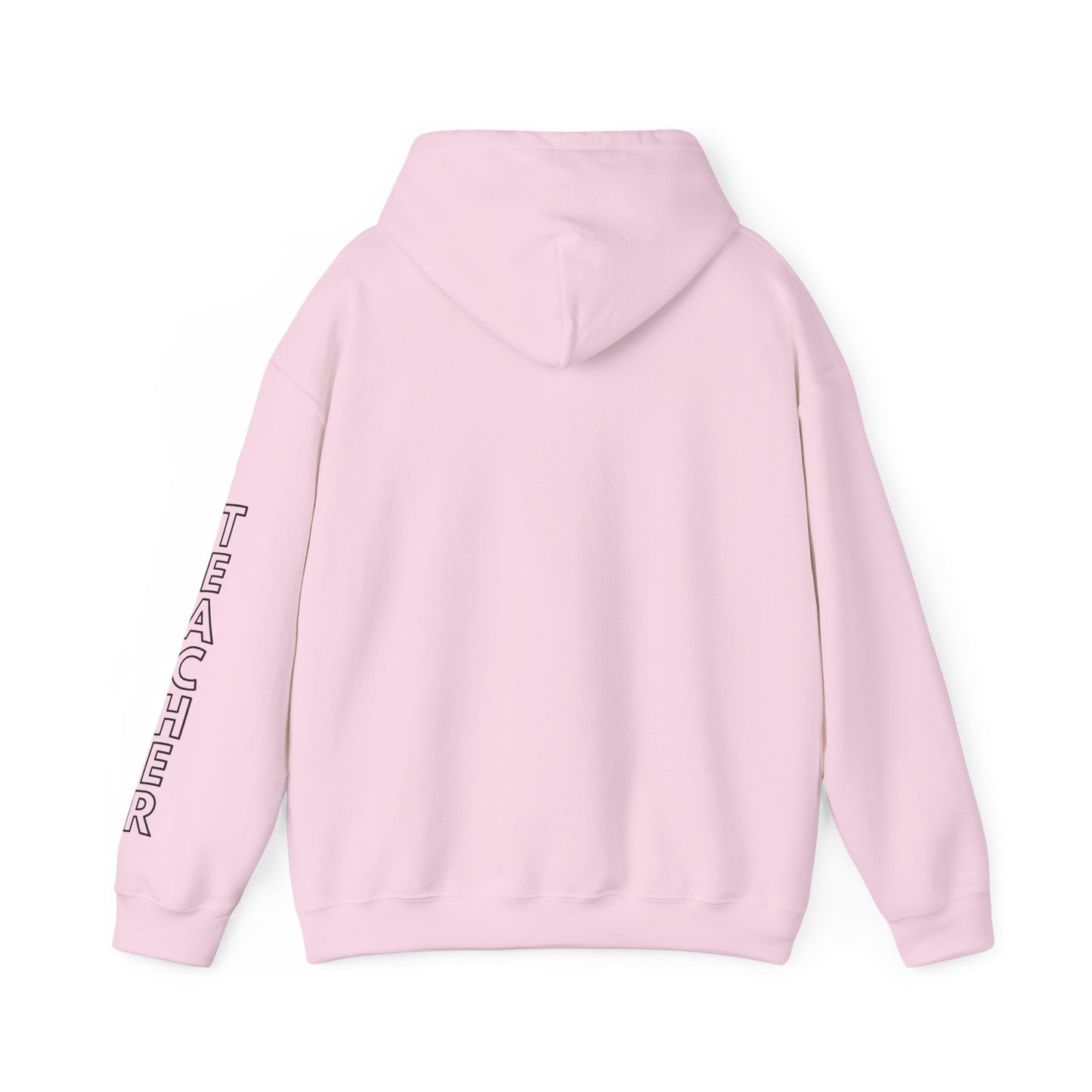Woodhull Teacher Simple Design Hoodie w/ Teacher on Sleeve - Cozy Unisex Sweatshirt