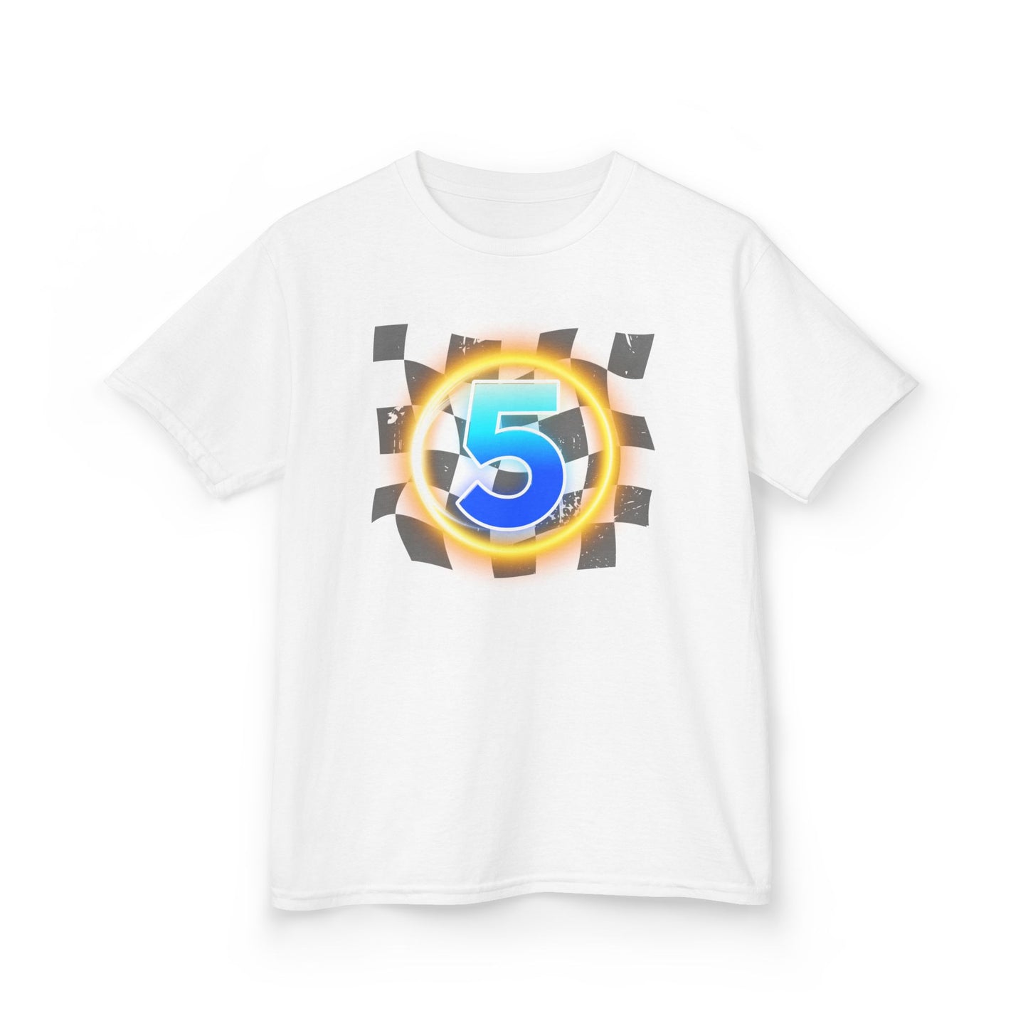 5th Birthday Celebration Kids Tee- Personalized