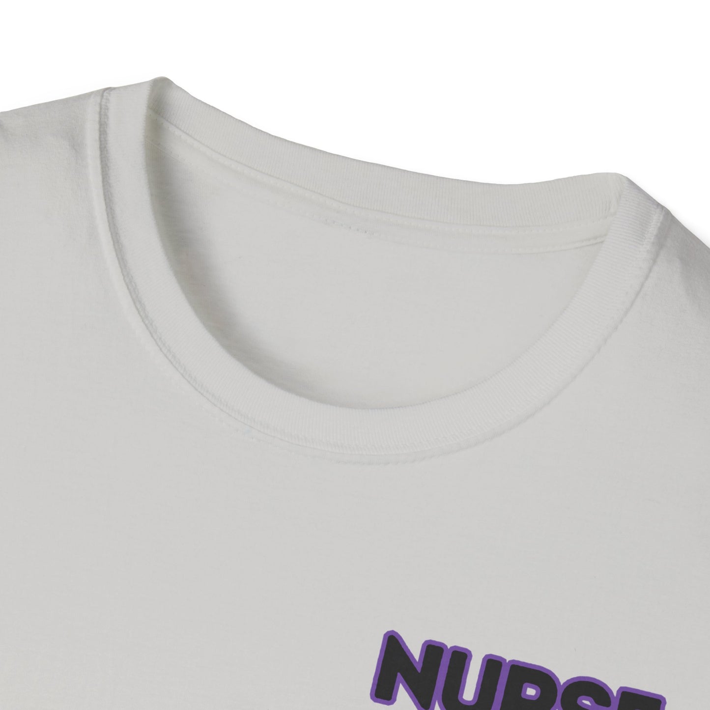 ER Nurse Softstyle T-Shirt with Bow Design- Healthcare