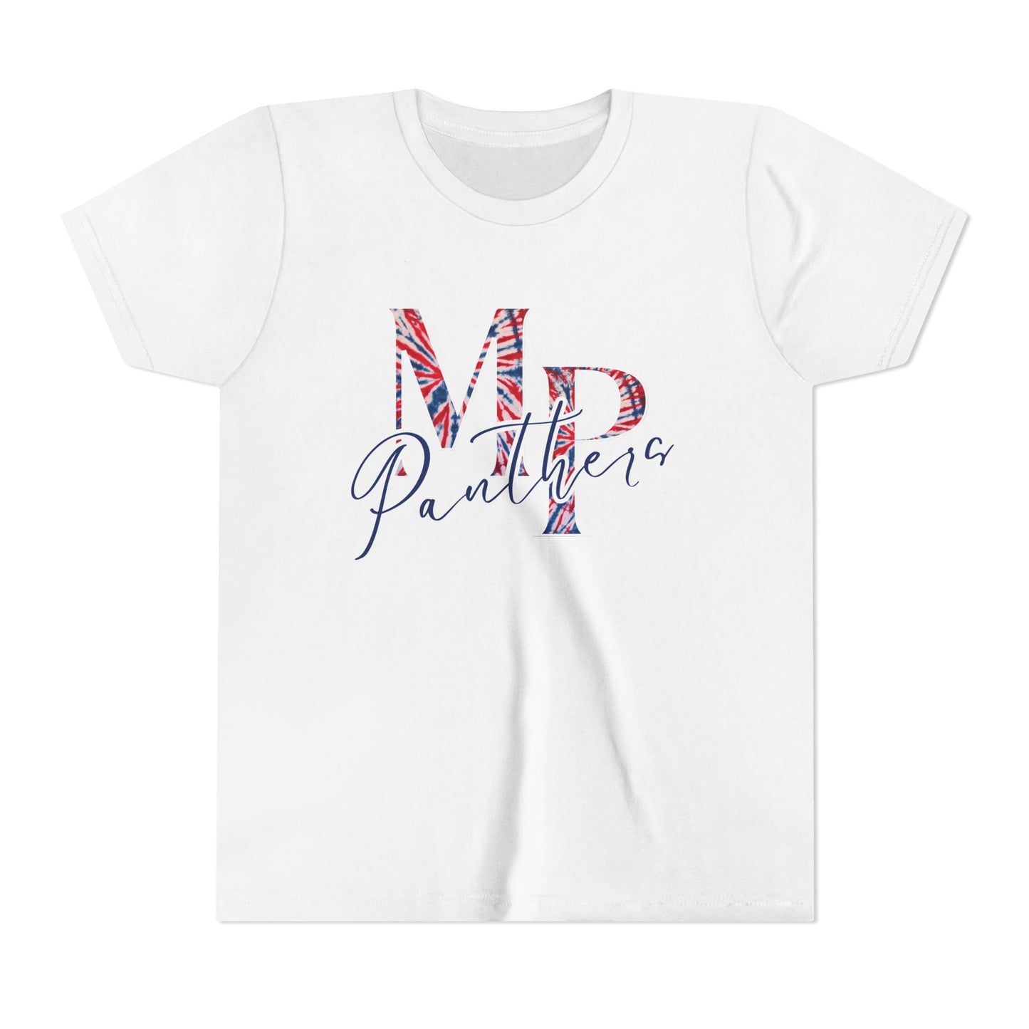 Miller Place Panthers Tie Dye MP- Youth Tee with Panther Print