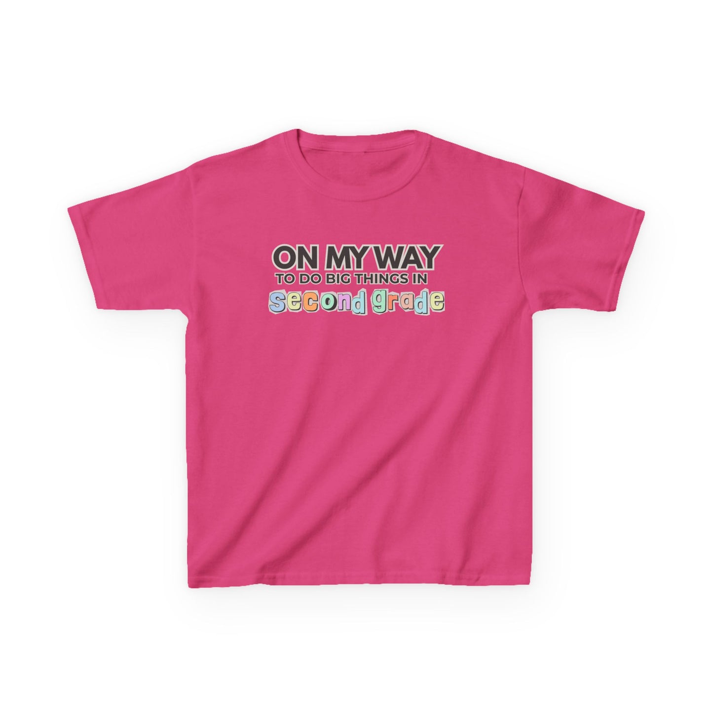Big Things in 2nd Grade- Kids Back to School Shirt