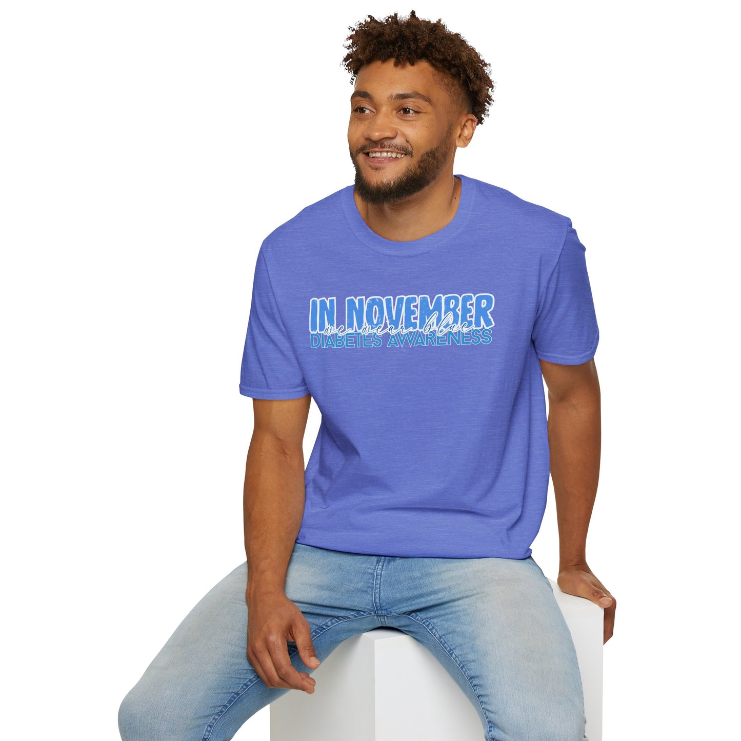 Diabetes Awareness- November- Unisex Softstyle T-Shirt