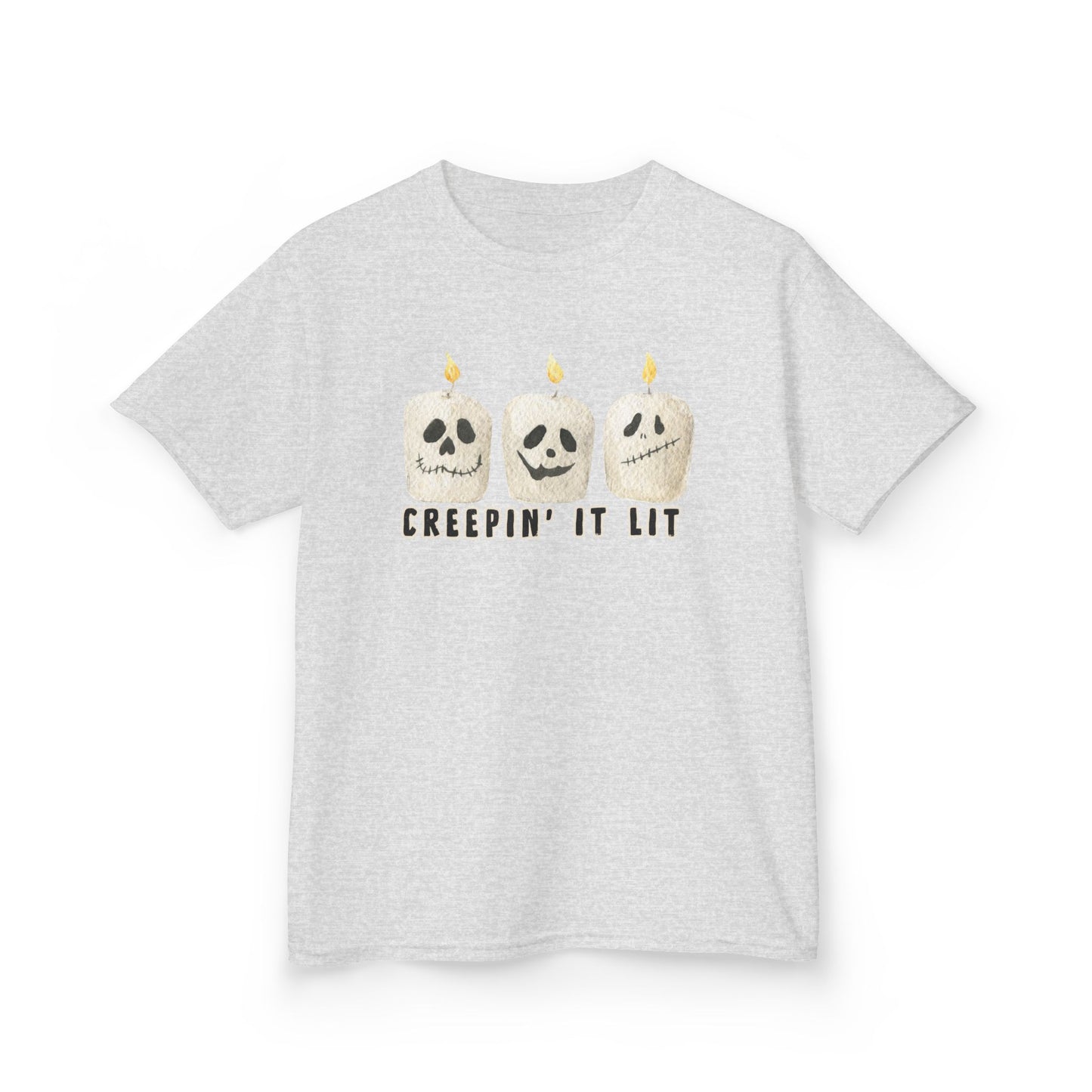 Creepin' It Lit Kids Tee, Halloween Shirt for Kids