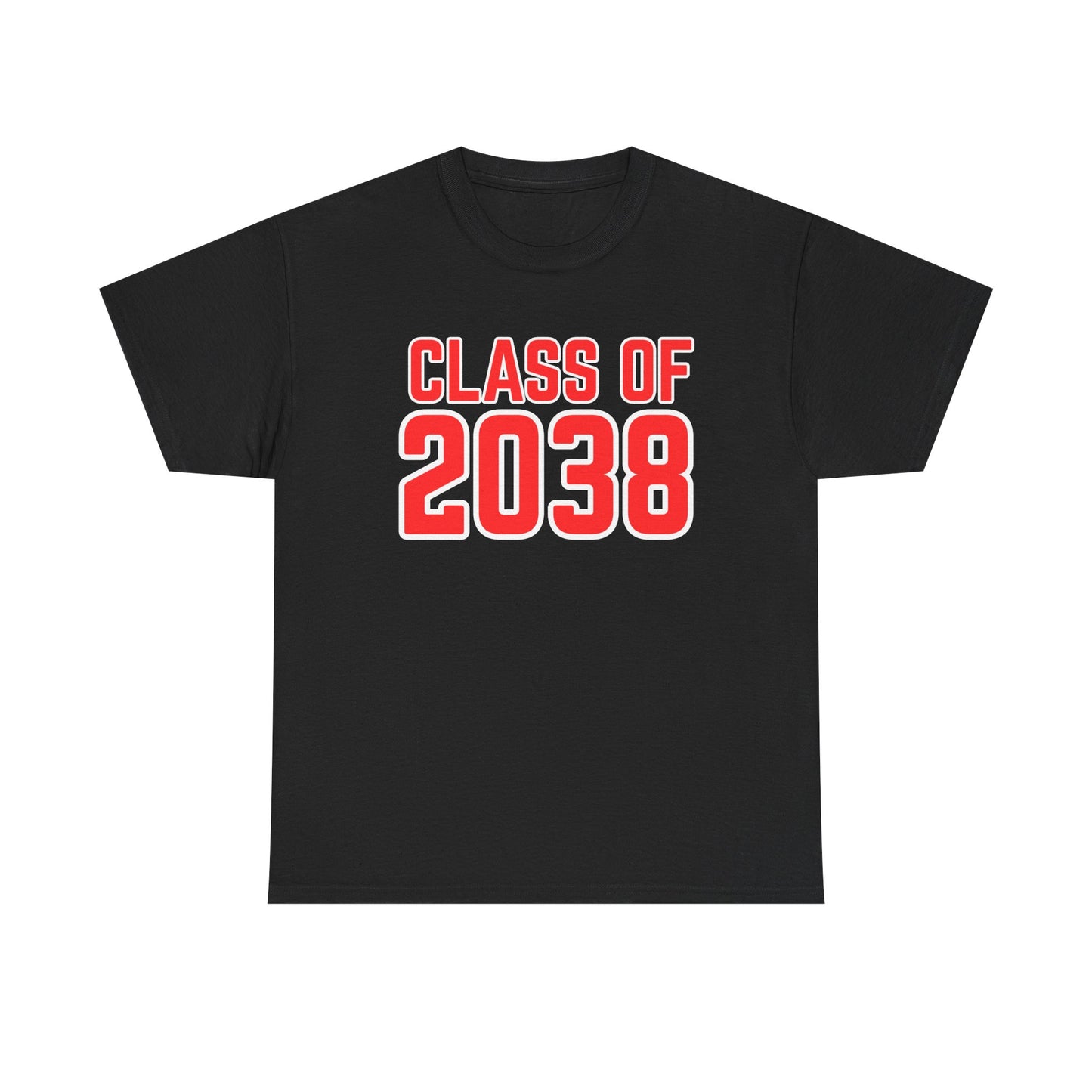 Class of 2038 Unisex Heavy Cotton Tee- Back to School- Grow With Me