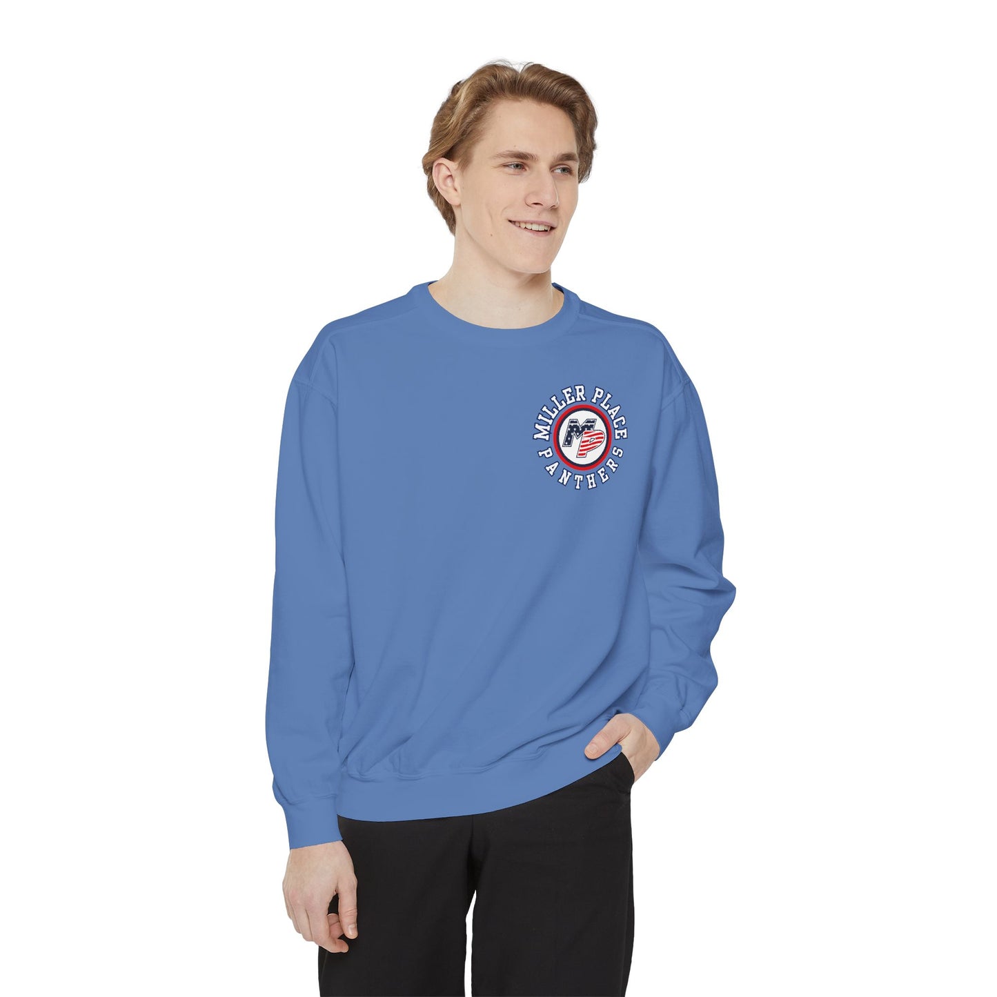 Miller Place Panthers- Unisex- Garment Dyed Sweatshirt