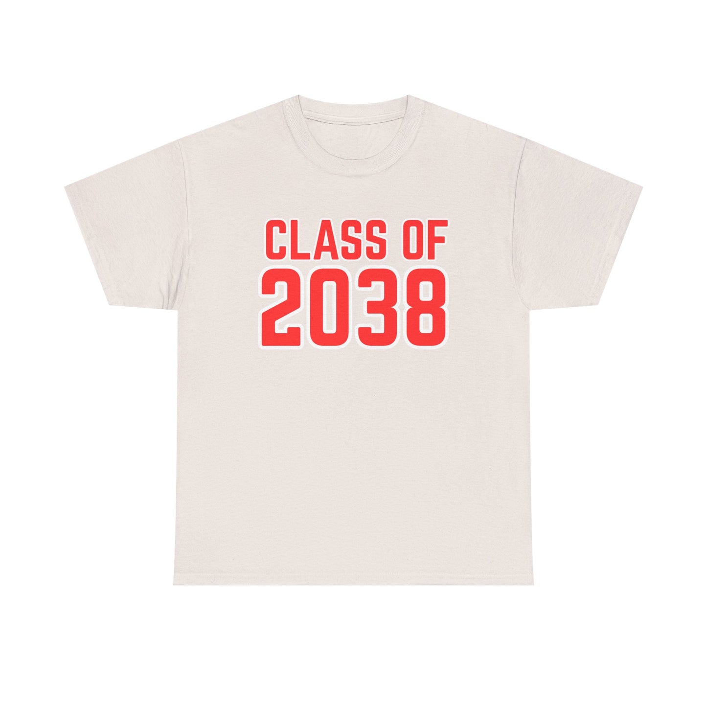 Class of 2038 Unisex Heavy Cotton Tee- Back to School- Grow With Me