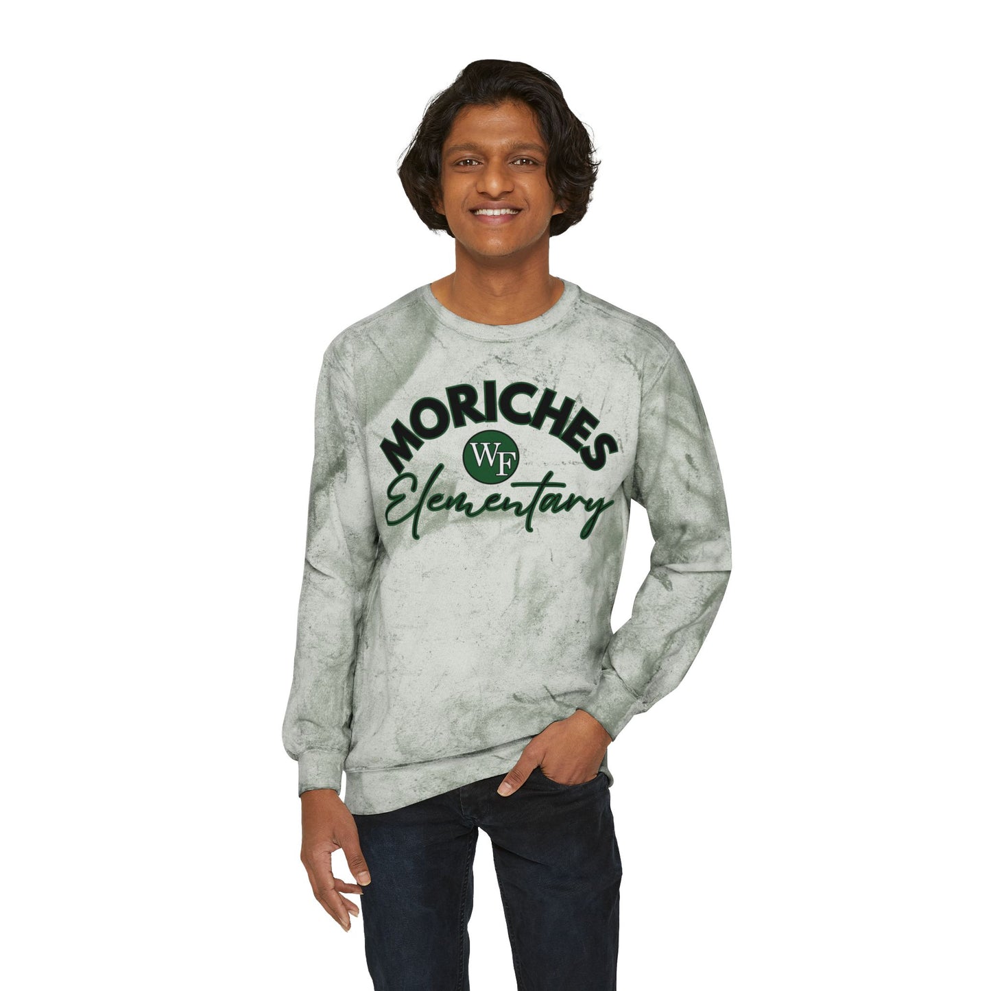 Moriches Elementary Color Blast Crewneck Sweatshirt - Unisex