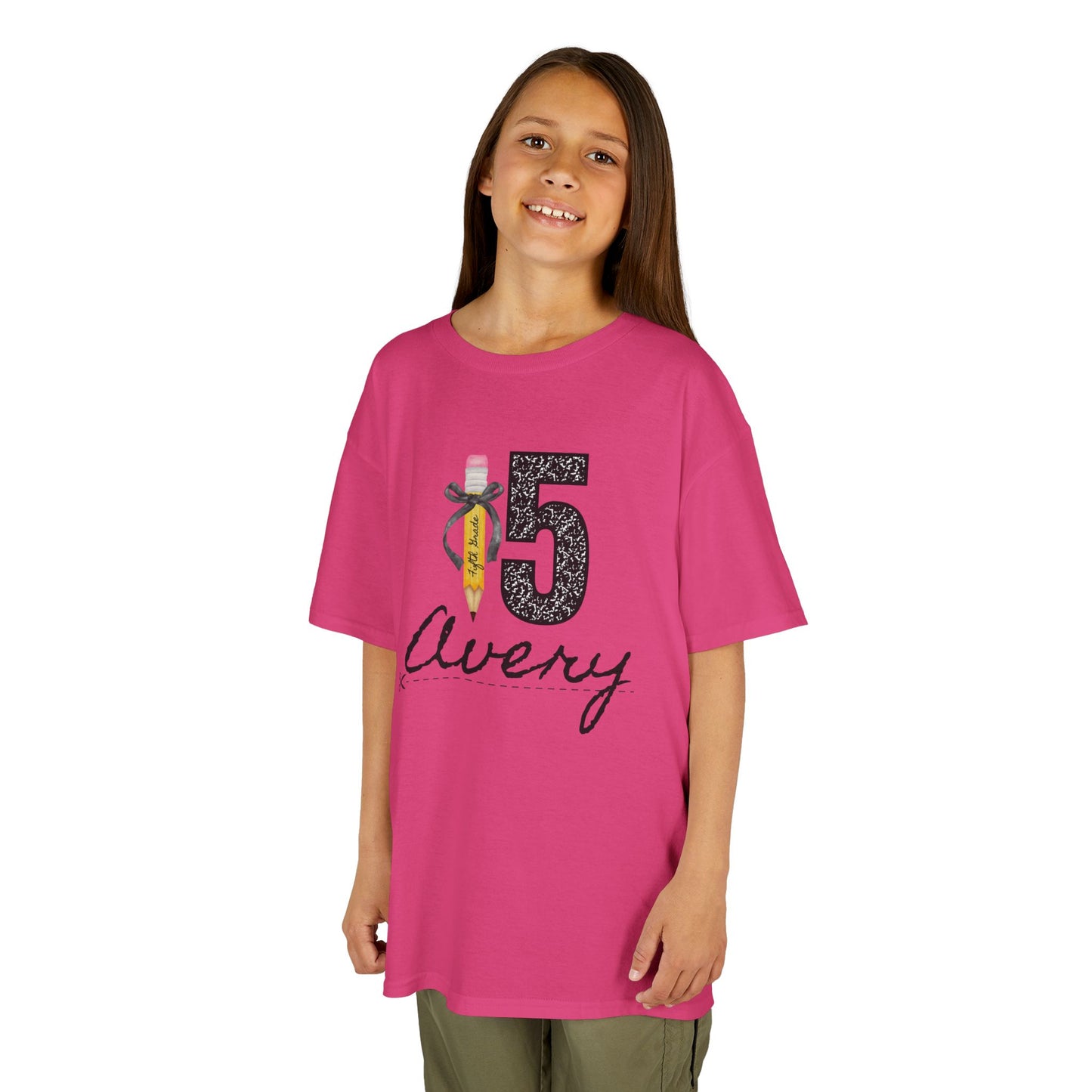 5th Grade- Personalized Kids Tee - Back to School