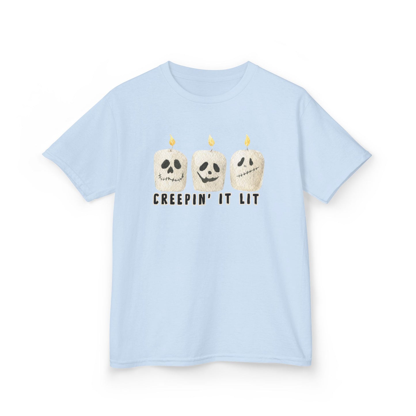 Creepin' It Lit Kids Tee, Halloween Shirt for Kids
