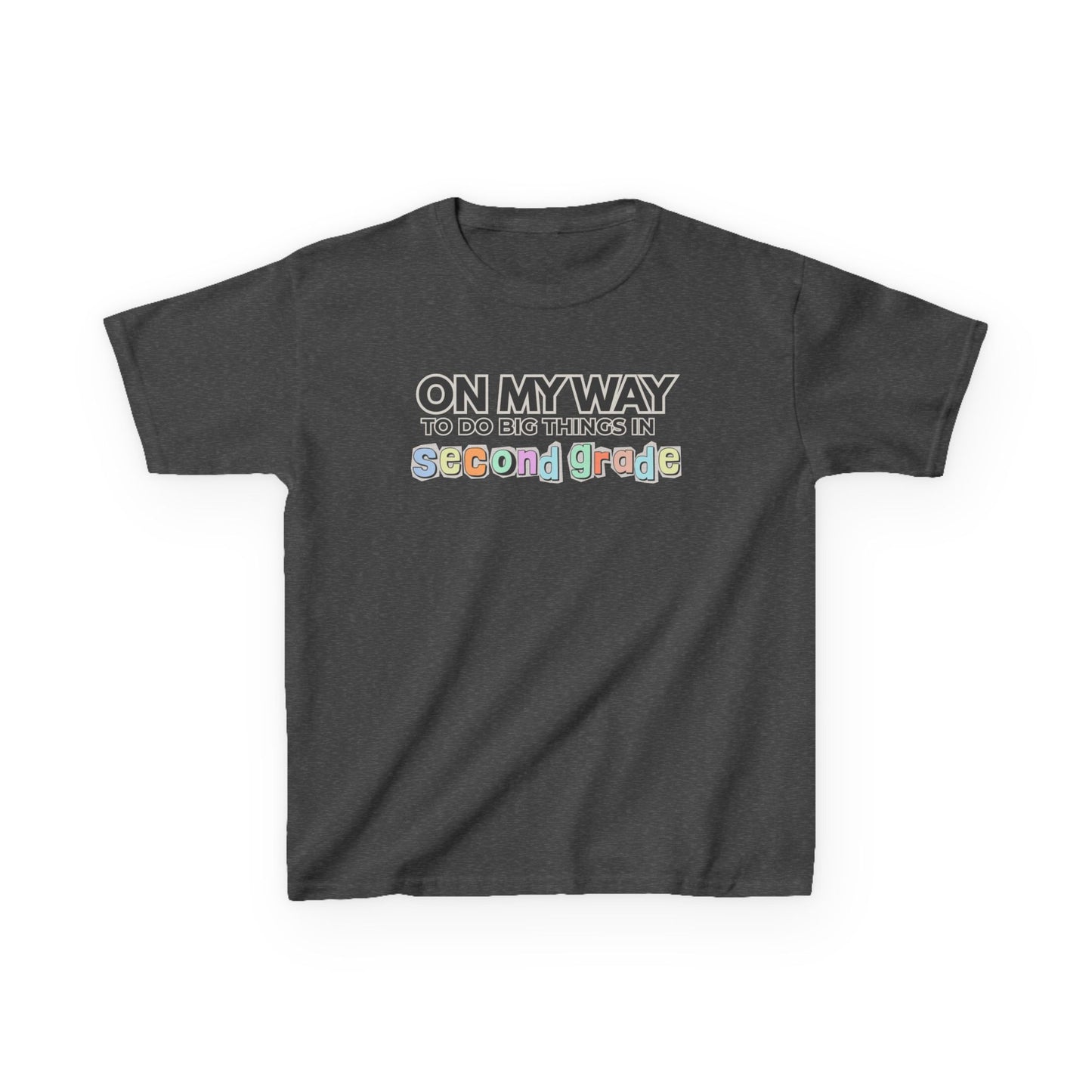 Big Things in 2nd Grade- Kids Back to School Shirt
