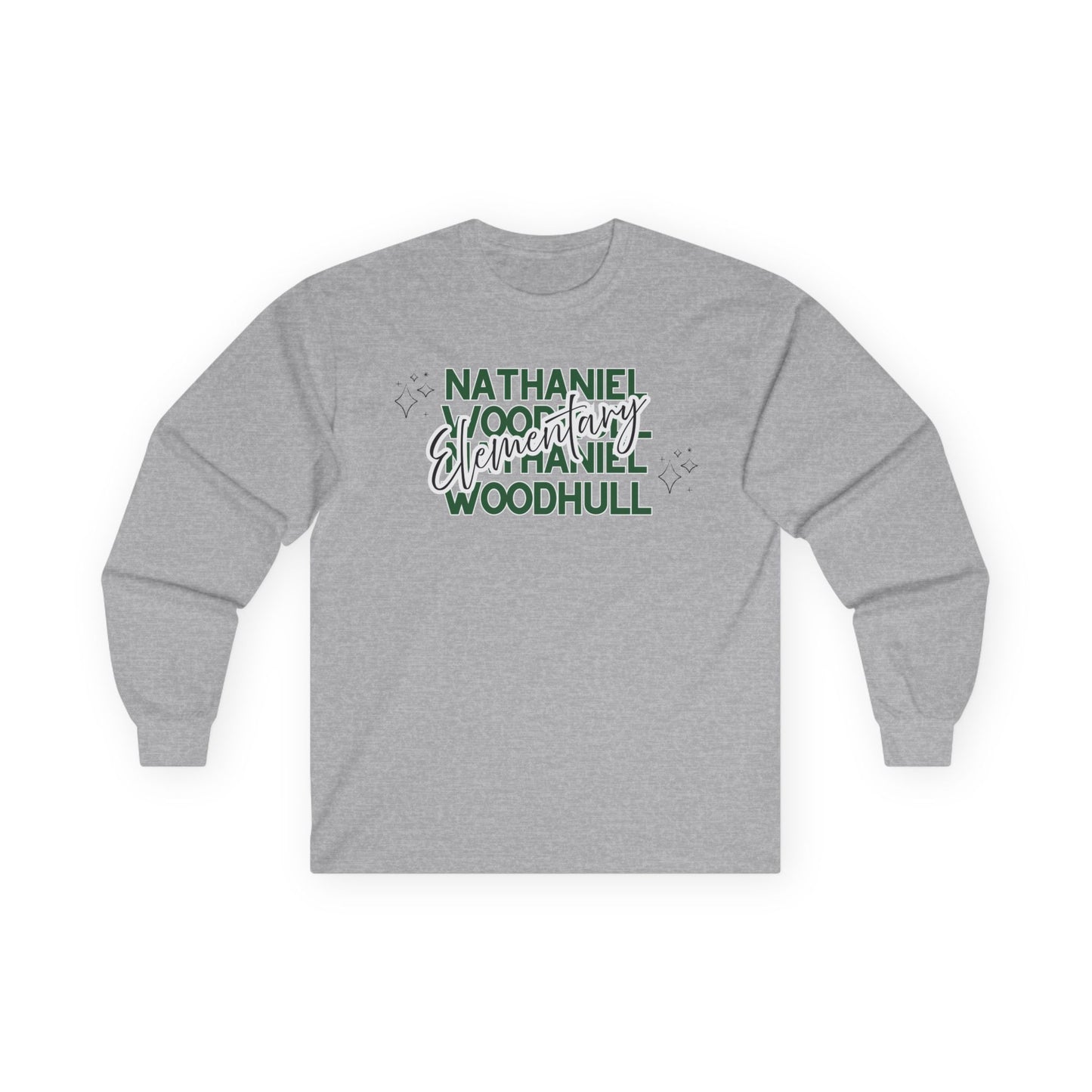 Woodhull Elementary Unisex Long Sleeve Tee - Comfortable & Stylish School Spirit Wear