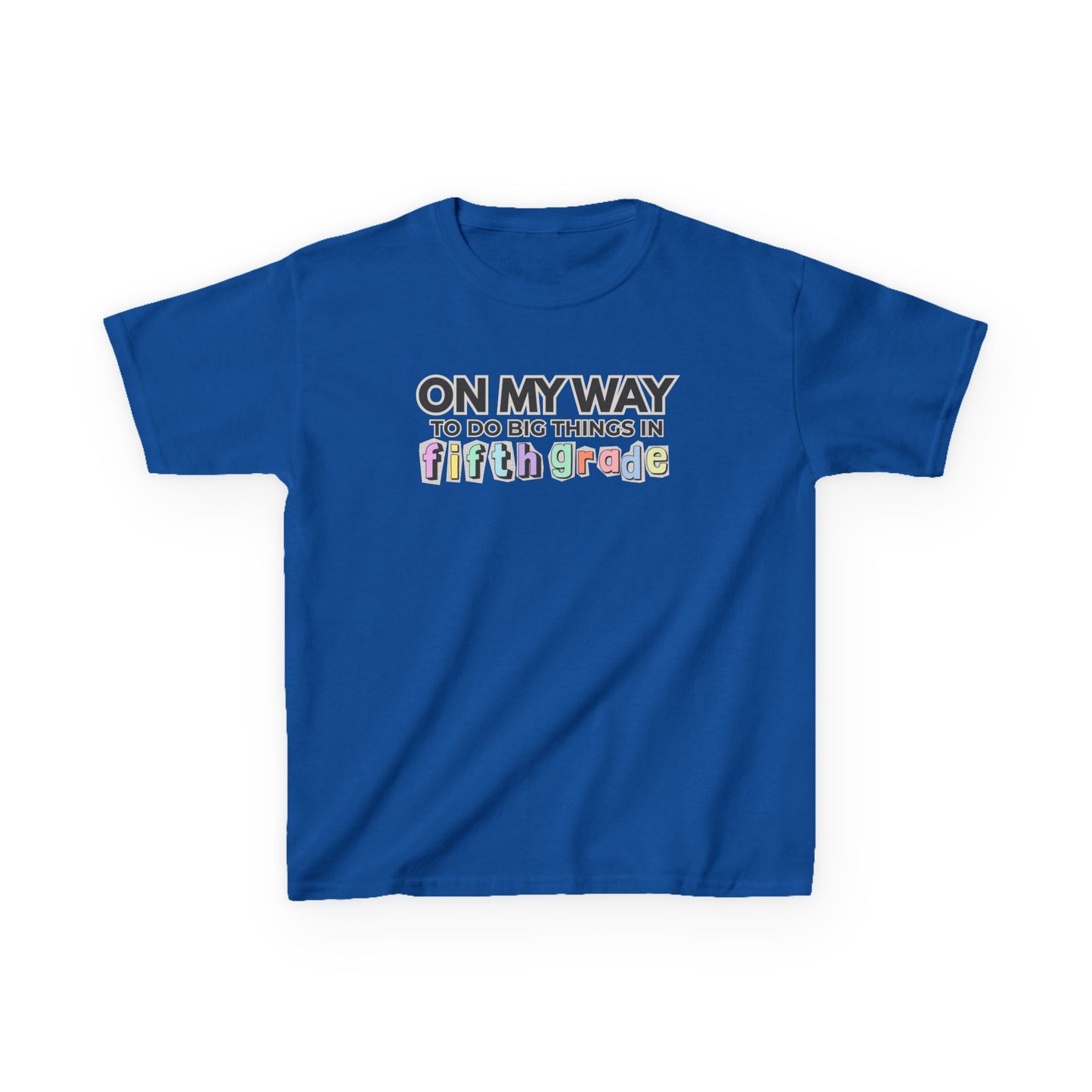 Big Things in 5th Grade- Kids Back to School Shirt