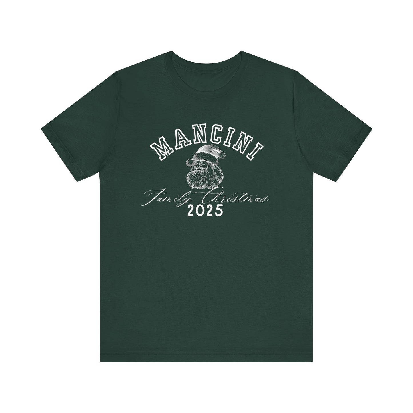 FAMILY CHRISTMAS- SANTA- Unisex Jersey Short Sleeve Tee