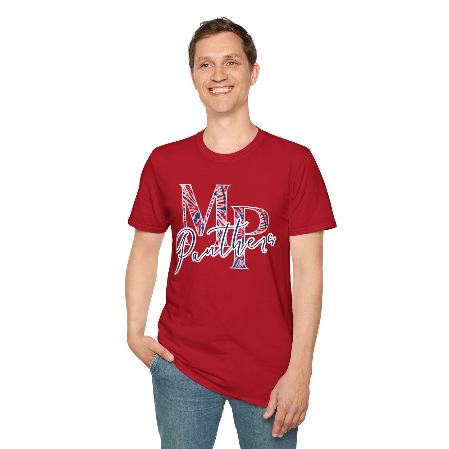 Miller Place Panther Tie Dye Unisex Graphic T-Shirt