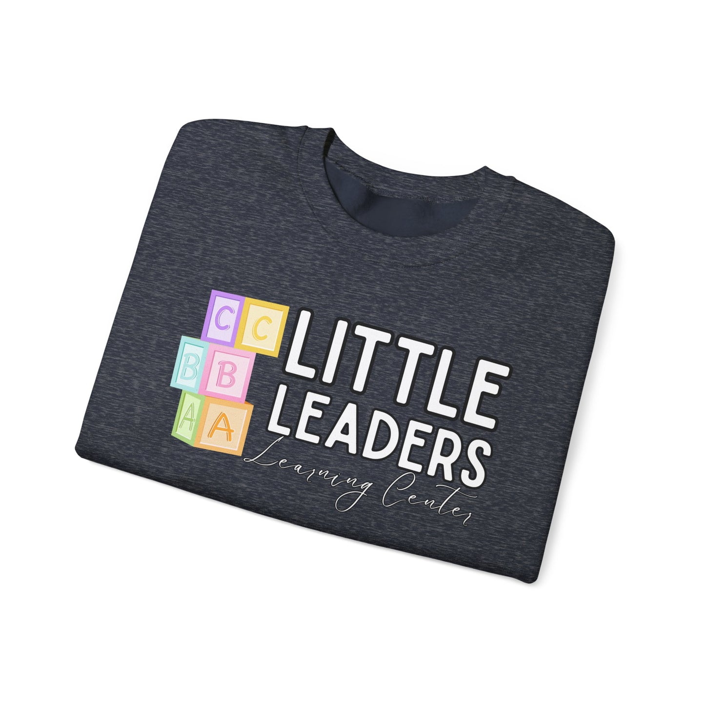 Little Leaders w/ Blocks Crewneck Unisex Sweatshirt