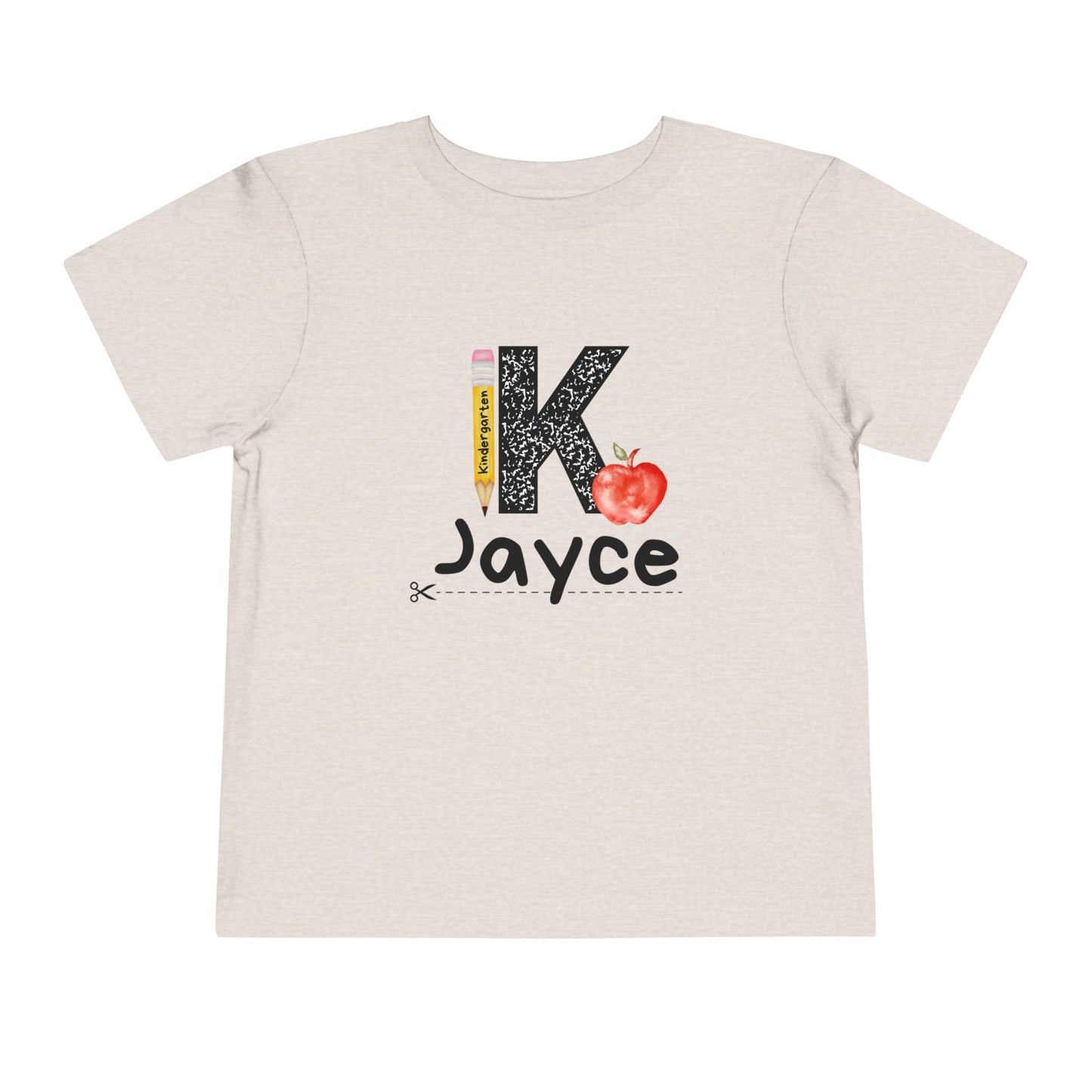 Jayce- K- Personalized Toddler Tee - Back to School Collection