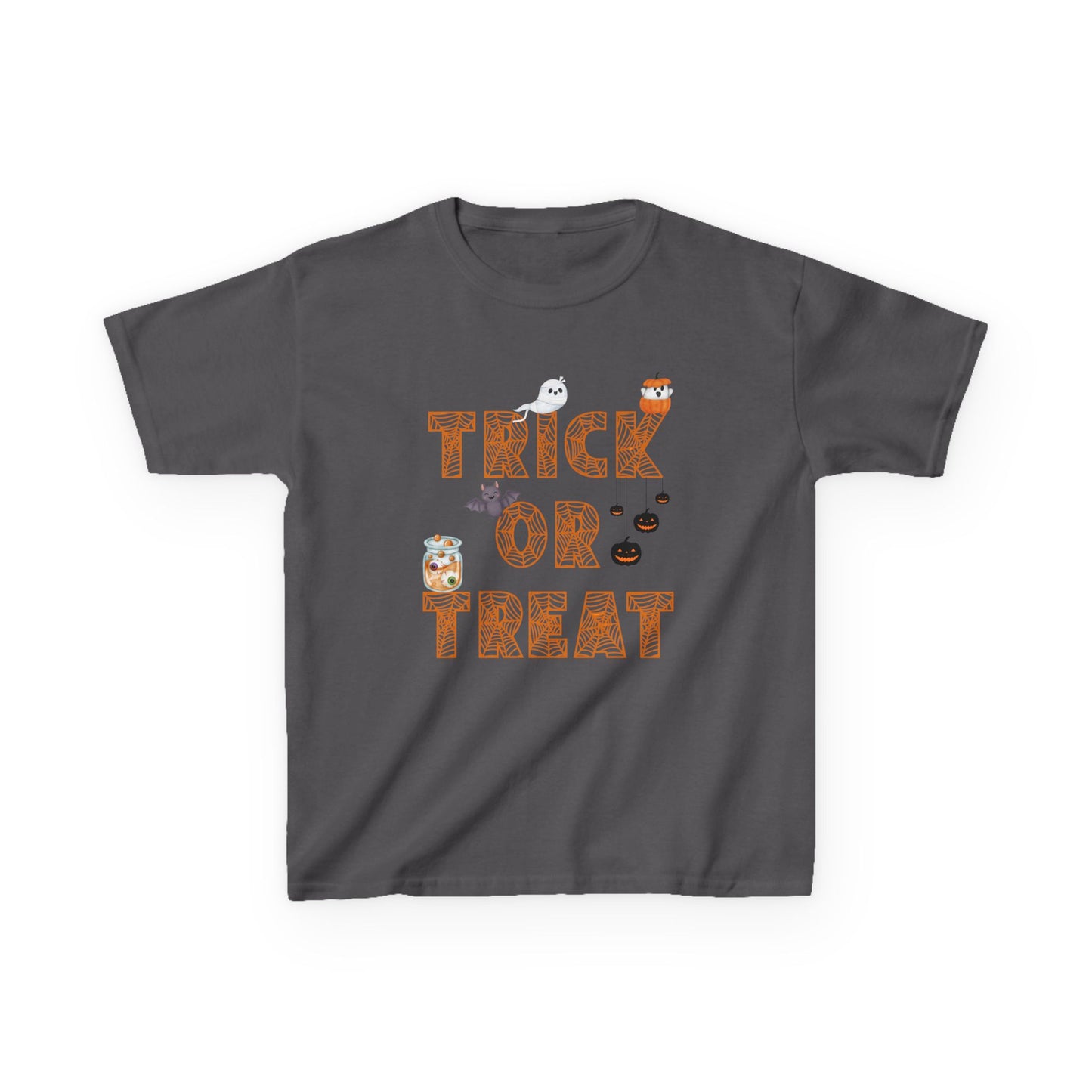 Trick or Treat Kids Tee, Halloween Shirt for Kids