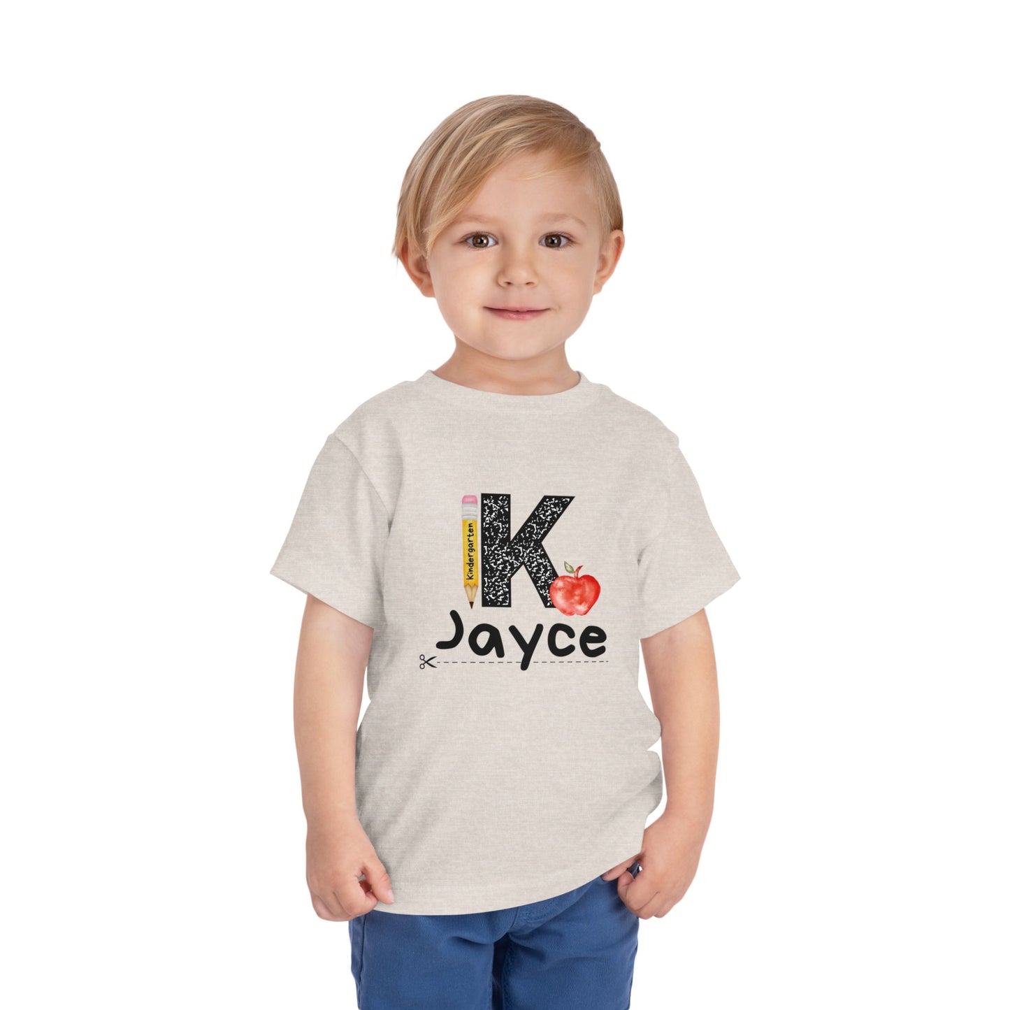 Jayce- K- Personalized Toddler Tee - Back to School Collection